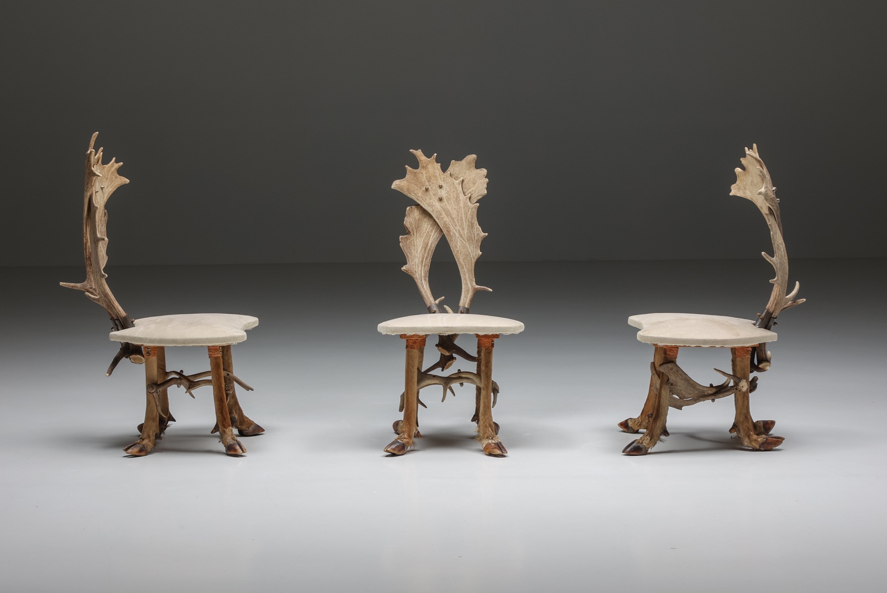 Vintage hunting chairs from Sweden from the 1950s design