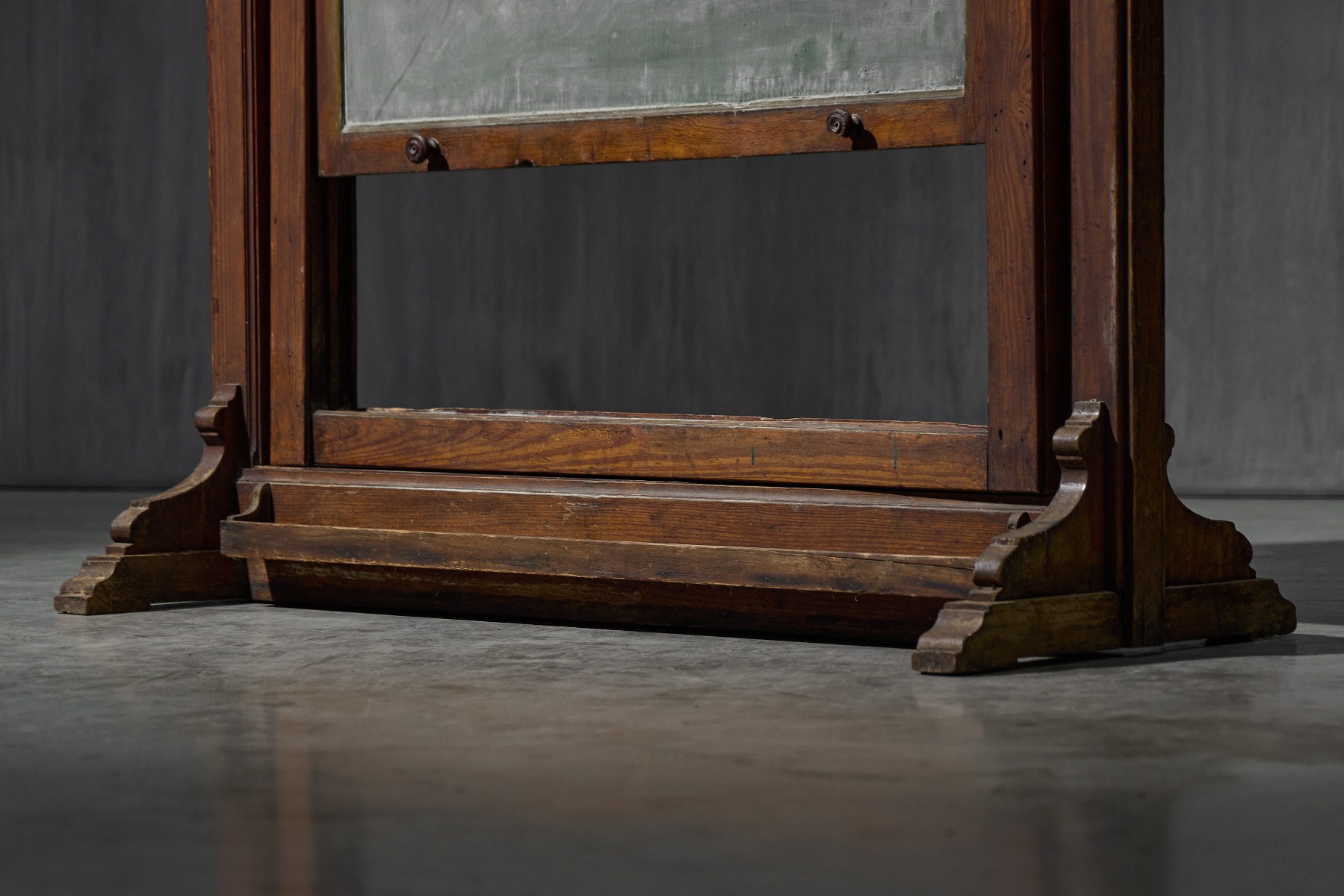 Vintage school blackboard designed to rotate