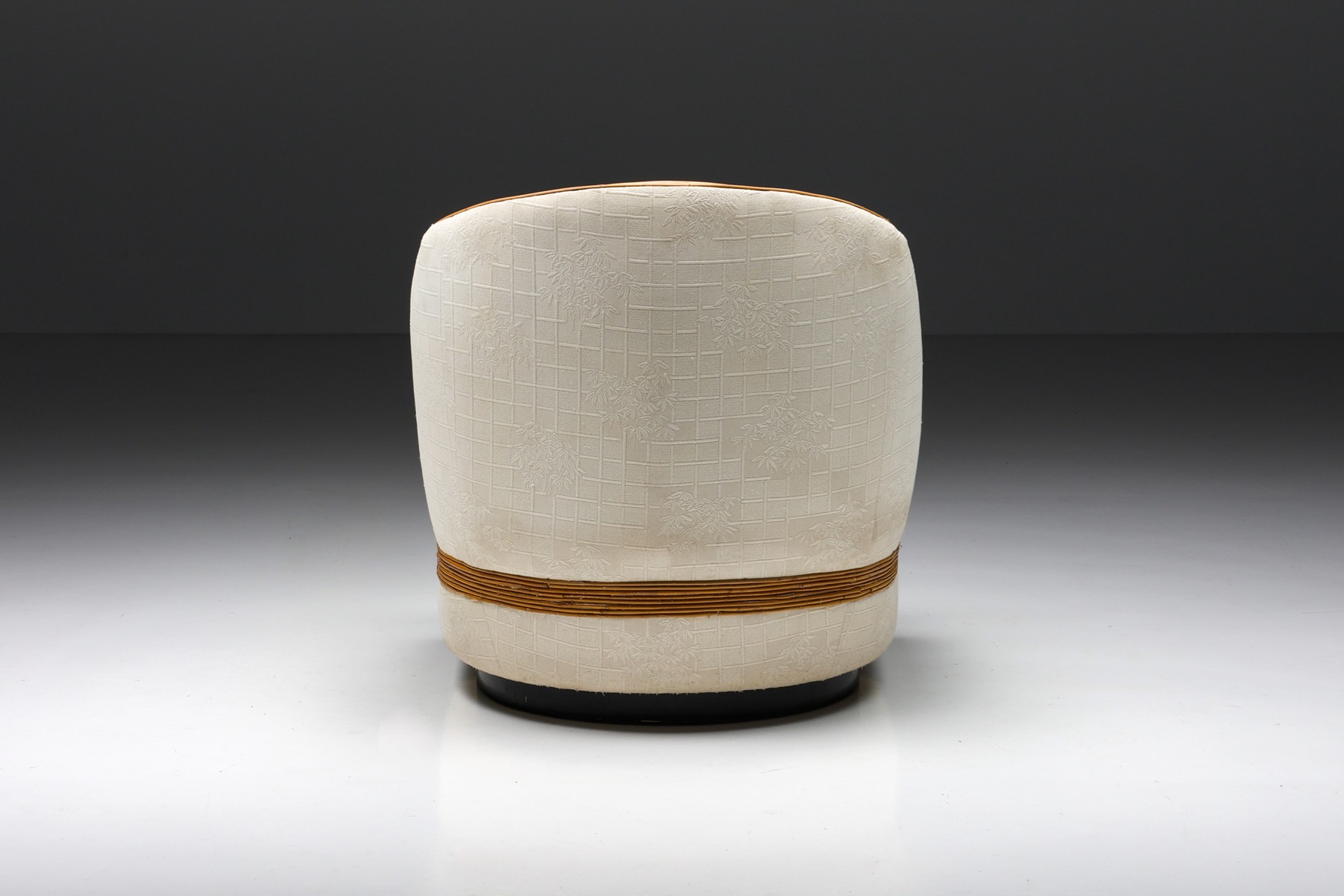 Vintage Vivai del Sud bergere chair from the 1970s