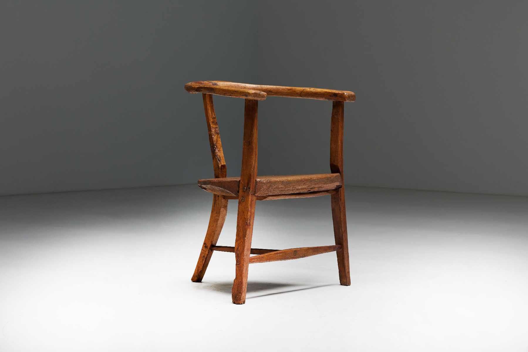 Organic Wabi Sabi Tripod Chair - 1940s