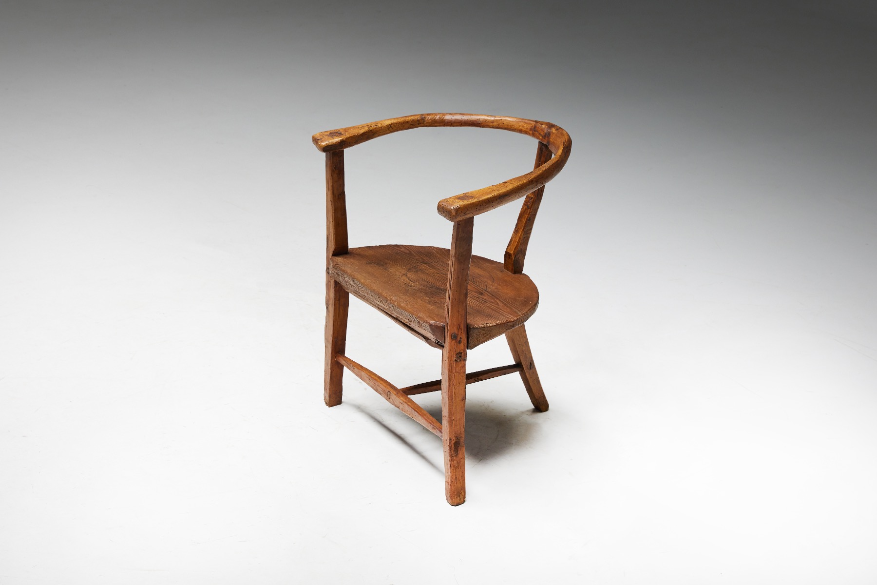 Organic Wabi Sabi Tripod Chair - 1940s