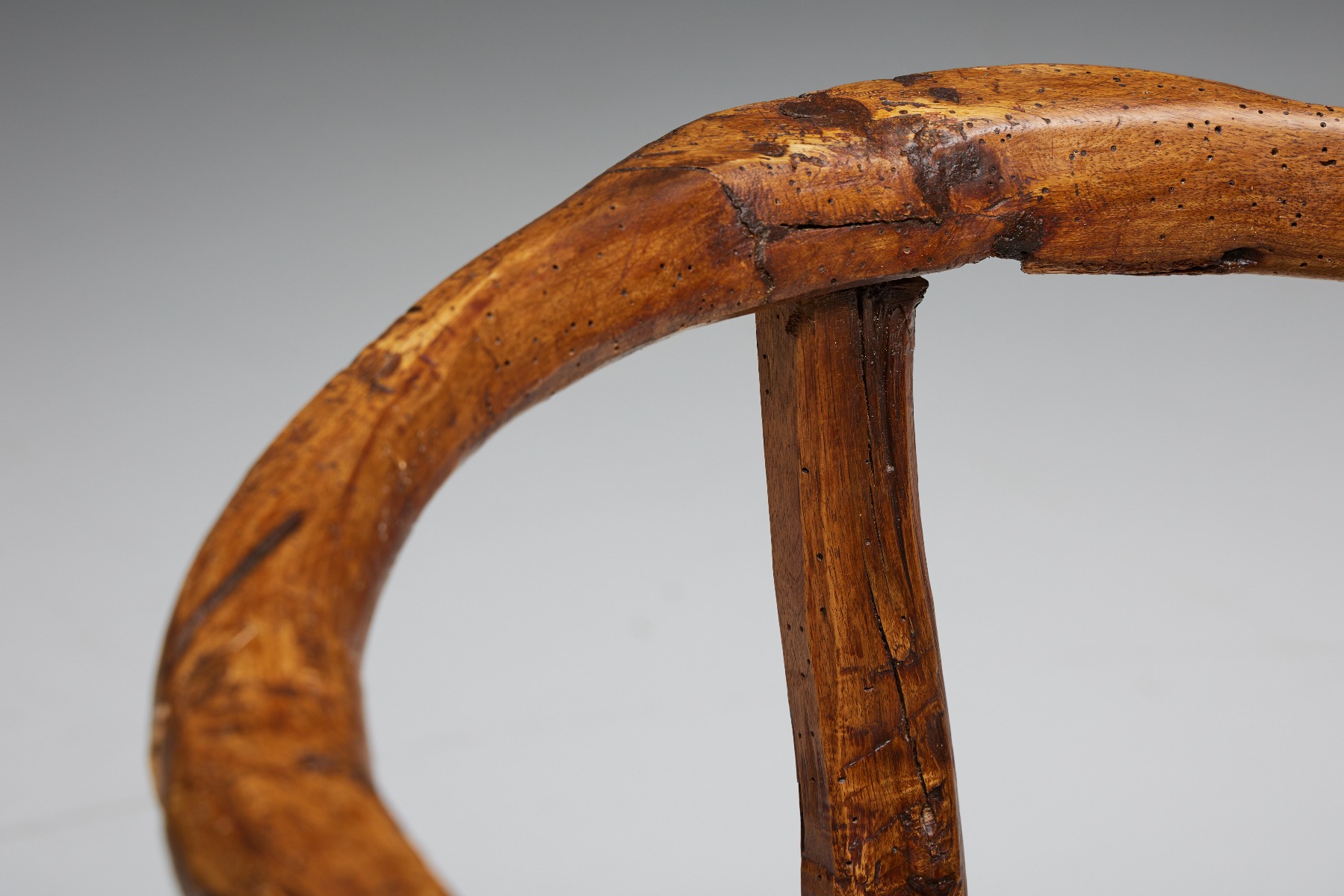 Organic Wabi Sabi Tripod Chair - 1940s