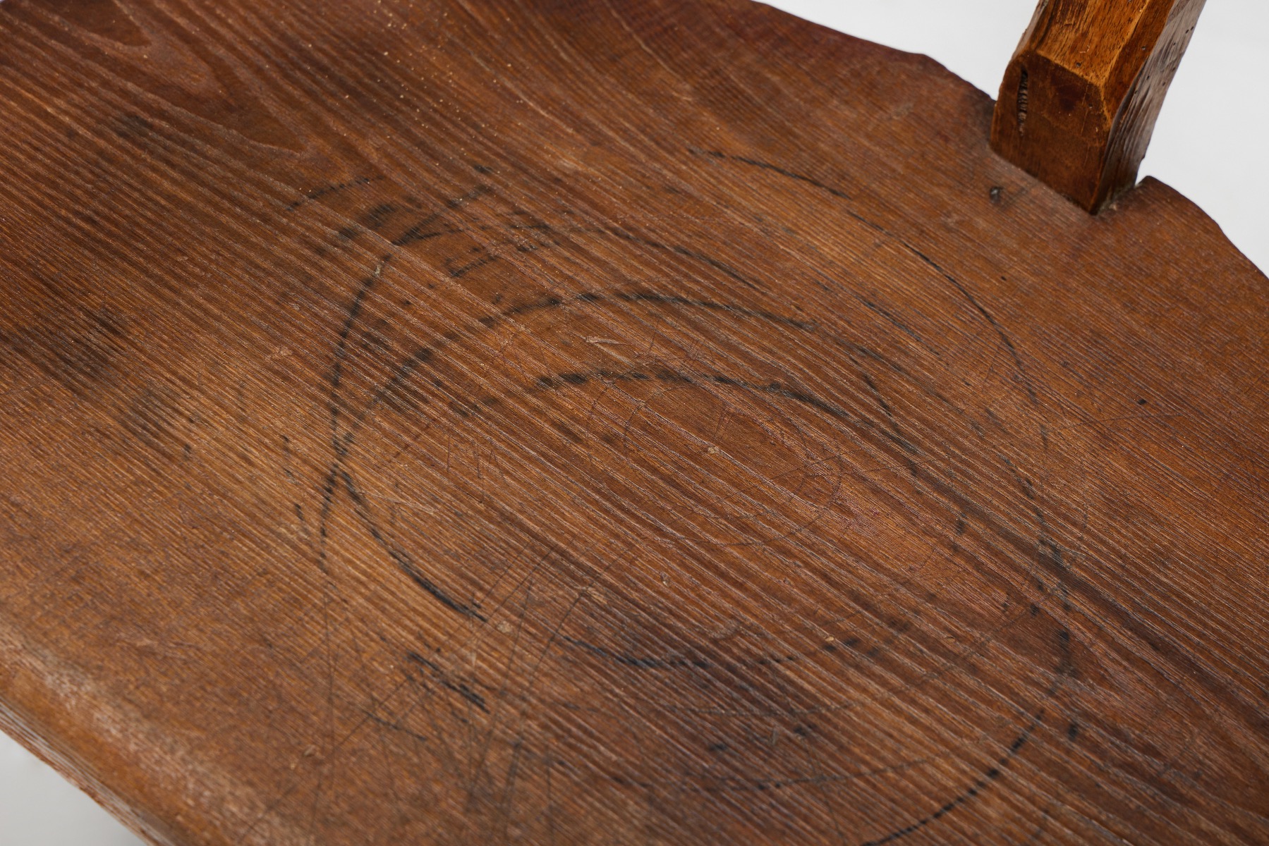 Organic Wabi Sabi Tripod Chair - 1940s