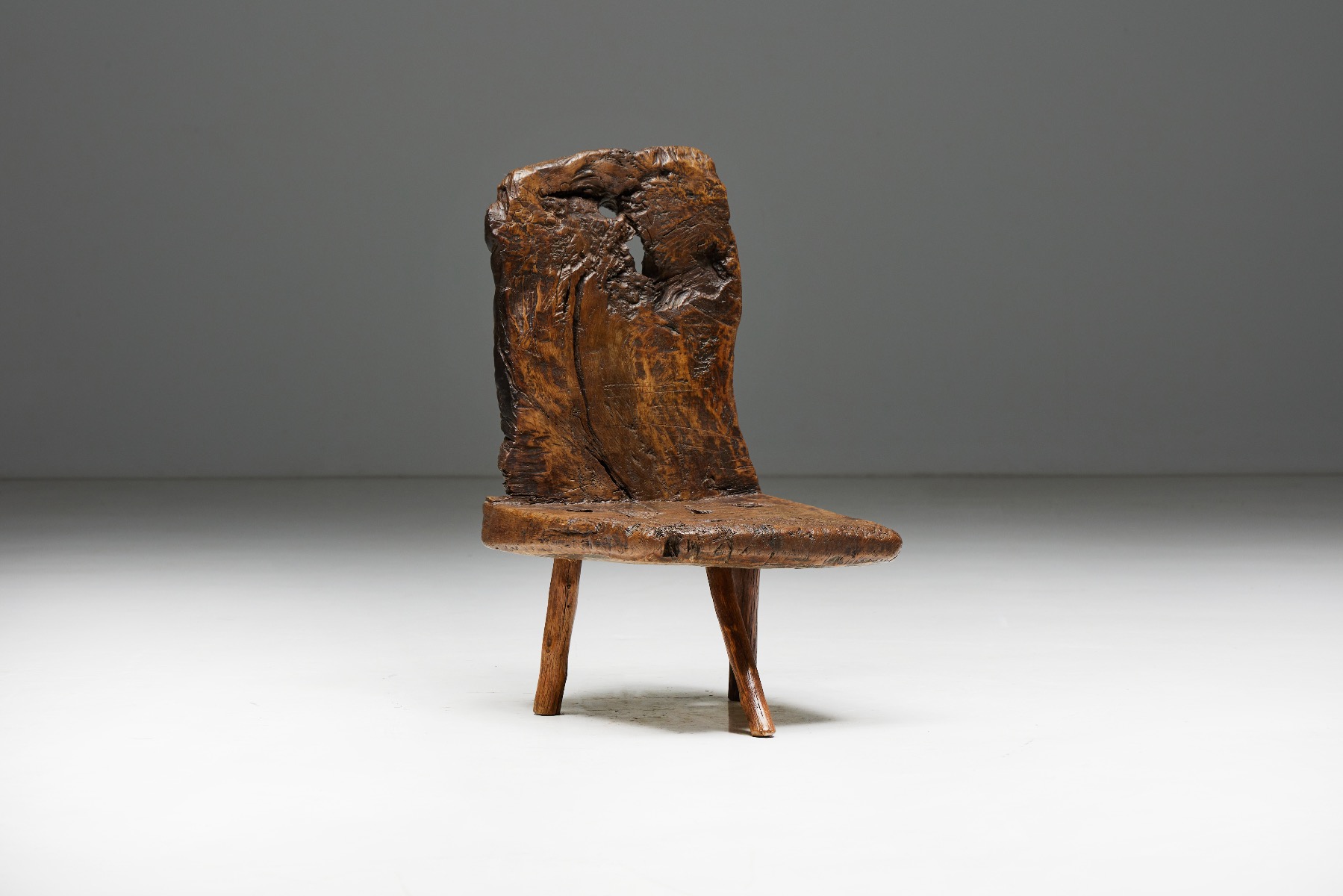 Wabi Sabi Tripod Stool - 1940s
