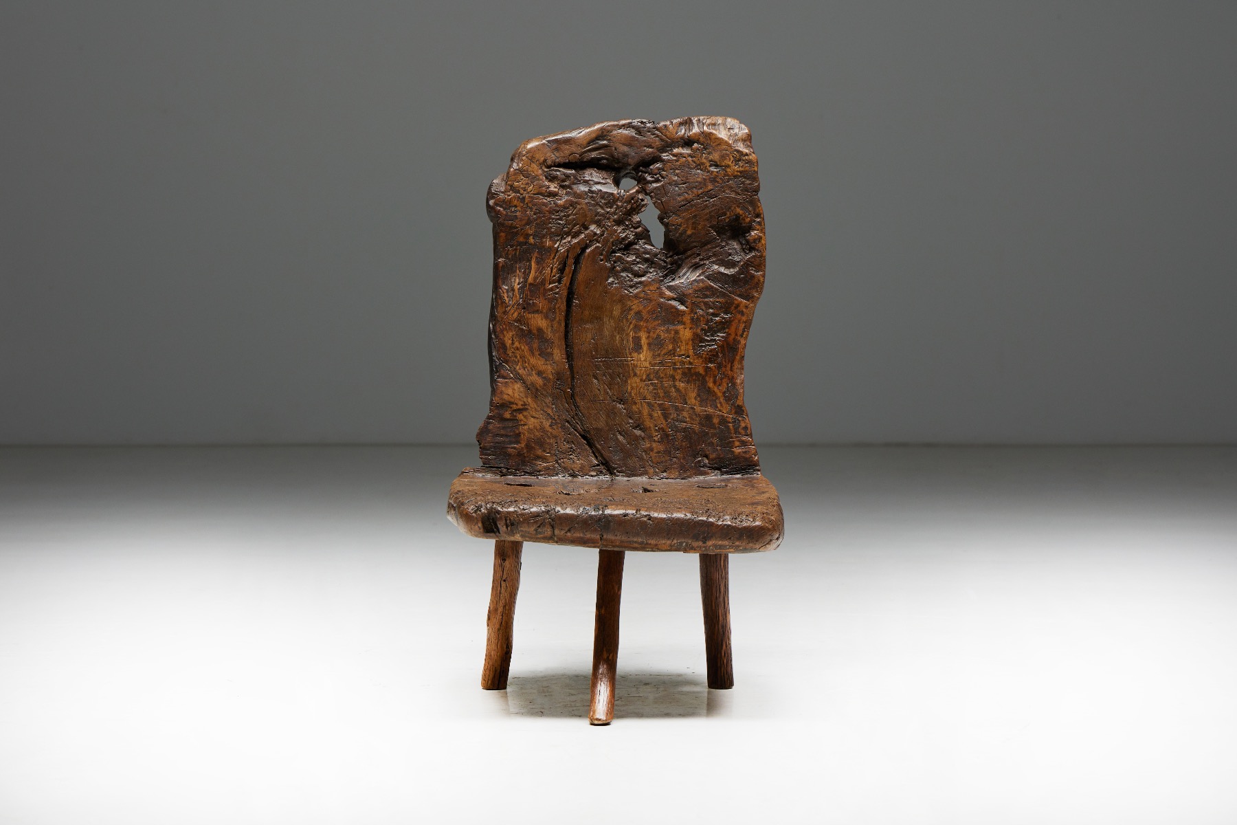 Wabi Sabi Tripod Stool - 1940s
