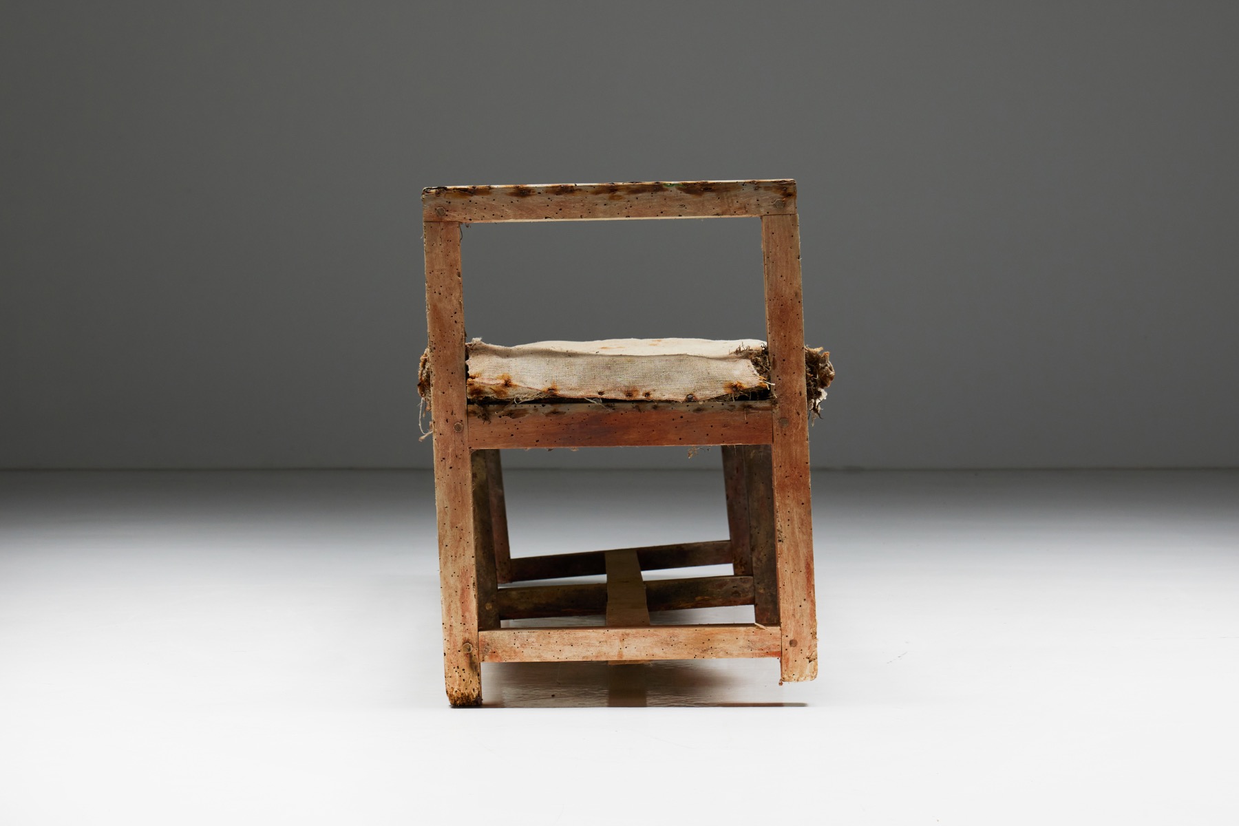 Pair of Rustic Travail Populaire Benches - 19th Century