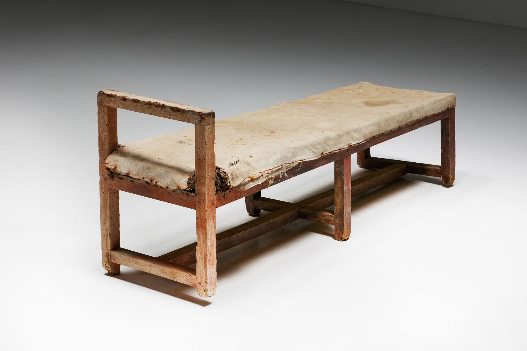 Pair of Rustic Travail Populaire Benches - 19th Century
