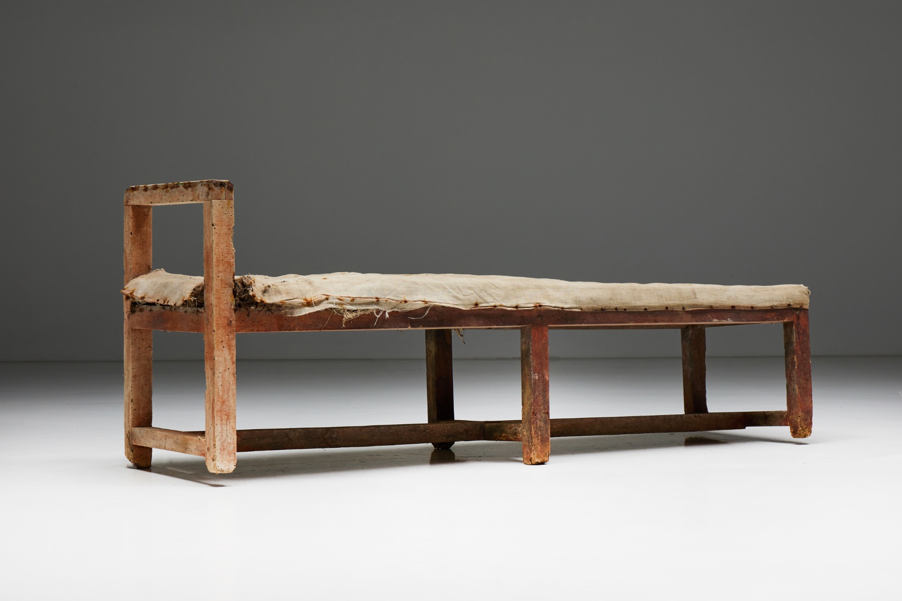 Pair of Rustic Travail Populaire Benches - 19th Century
