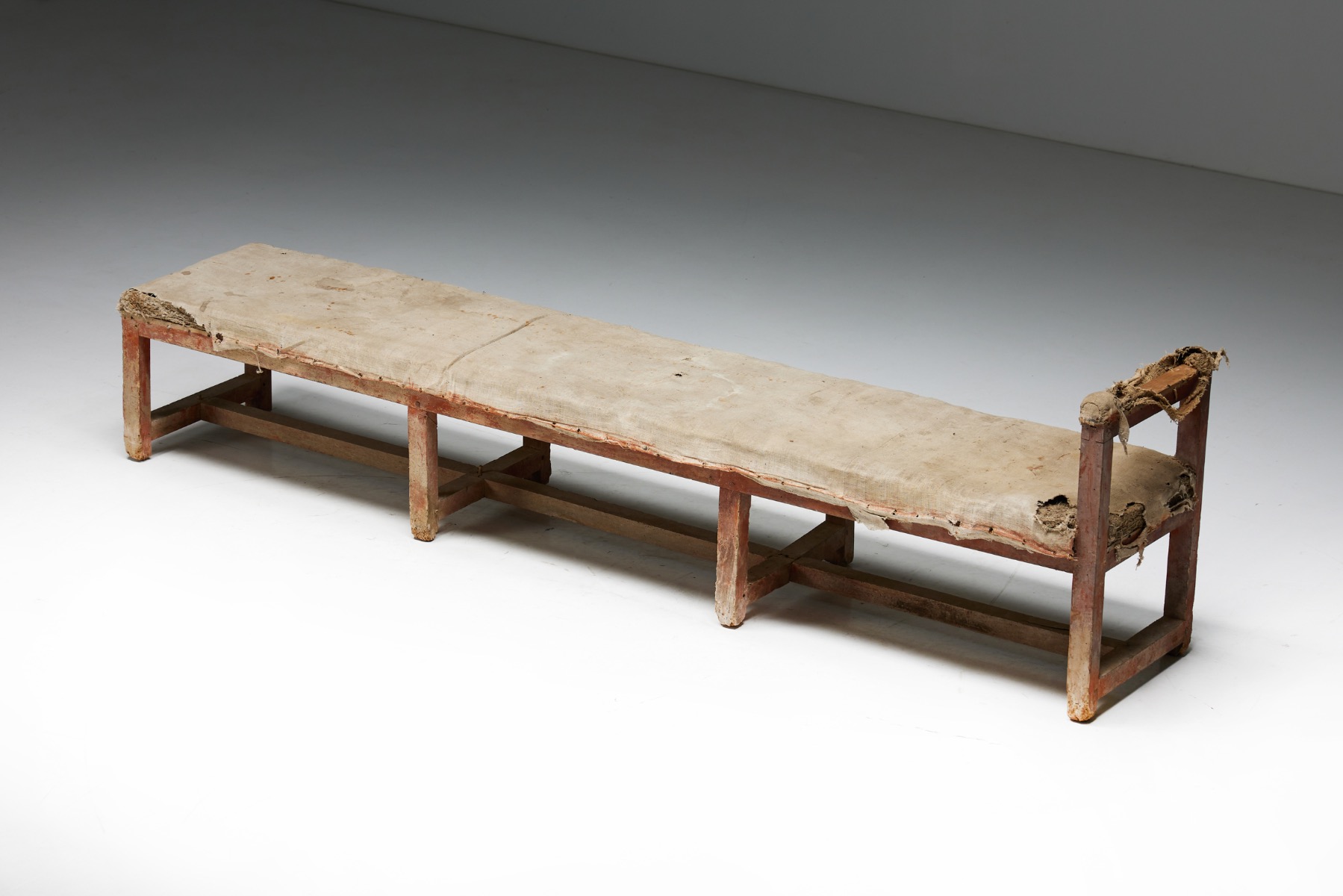 Pair of Rustic Travail Populaire Benches - 19th Century