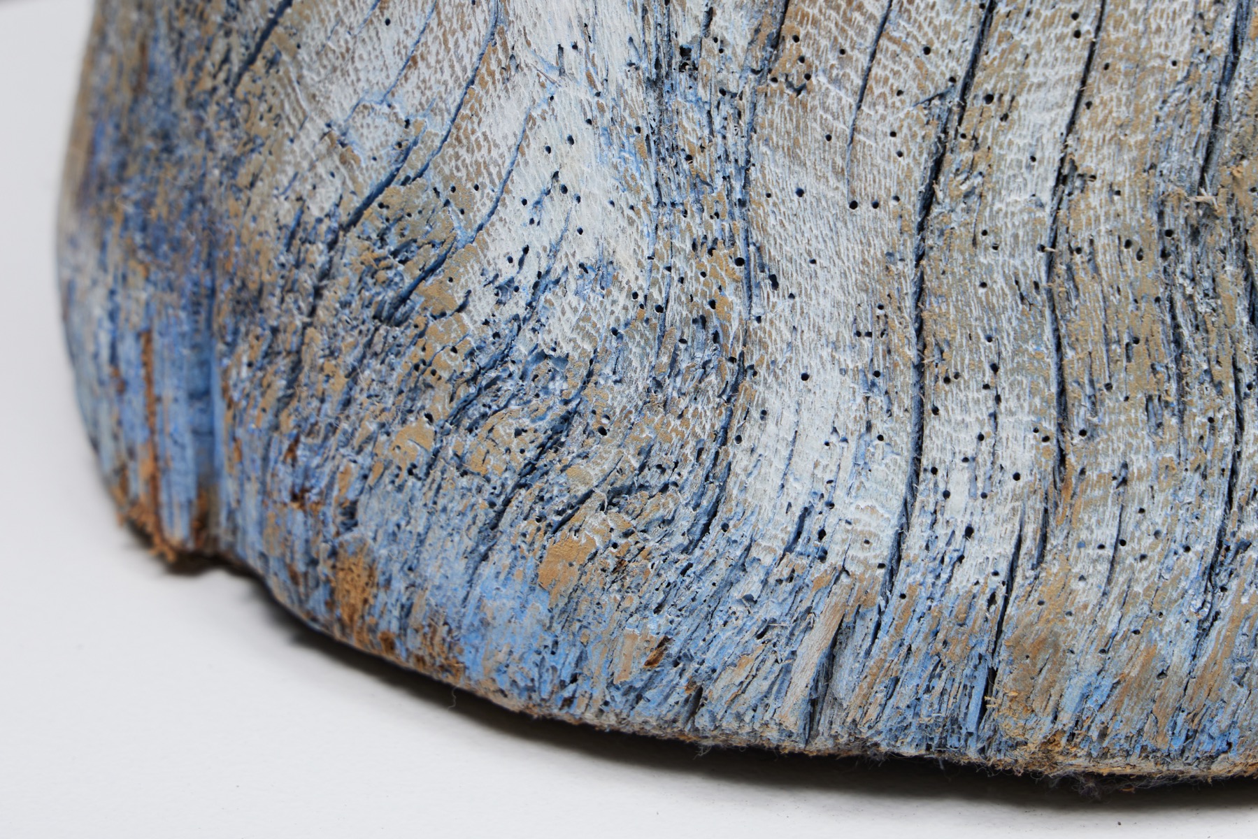 Rustic Brutalist Wooden Mortars - 20th Century