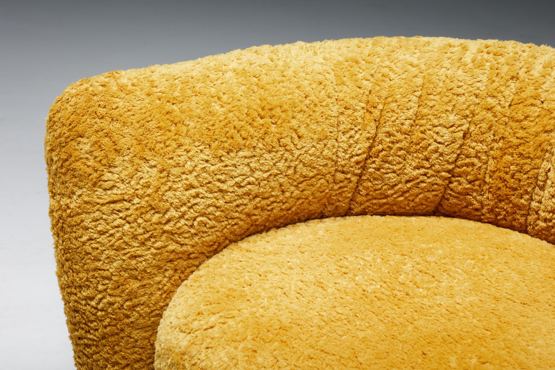 Lounge Chairs in Fendi Bouclé Wool - 1970s
