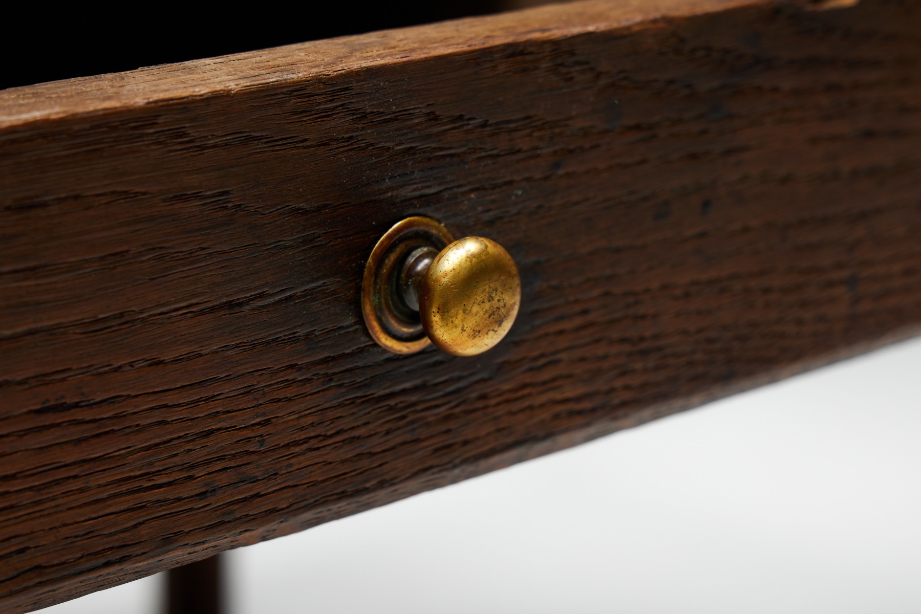 Rustic Oak Writing Desk - 19th Century
