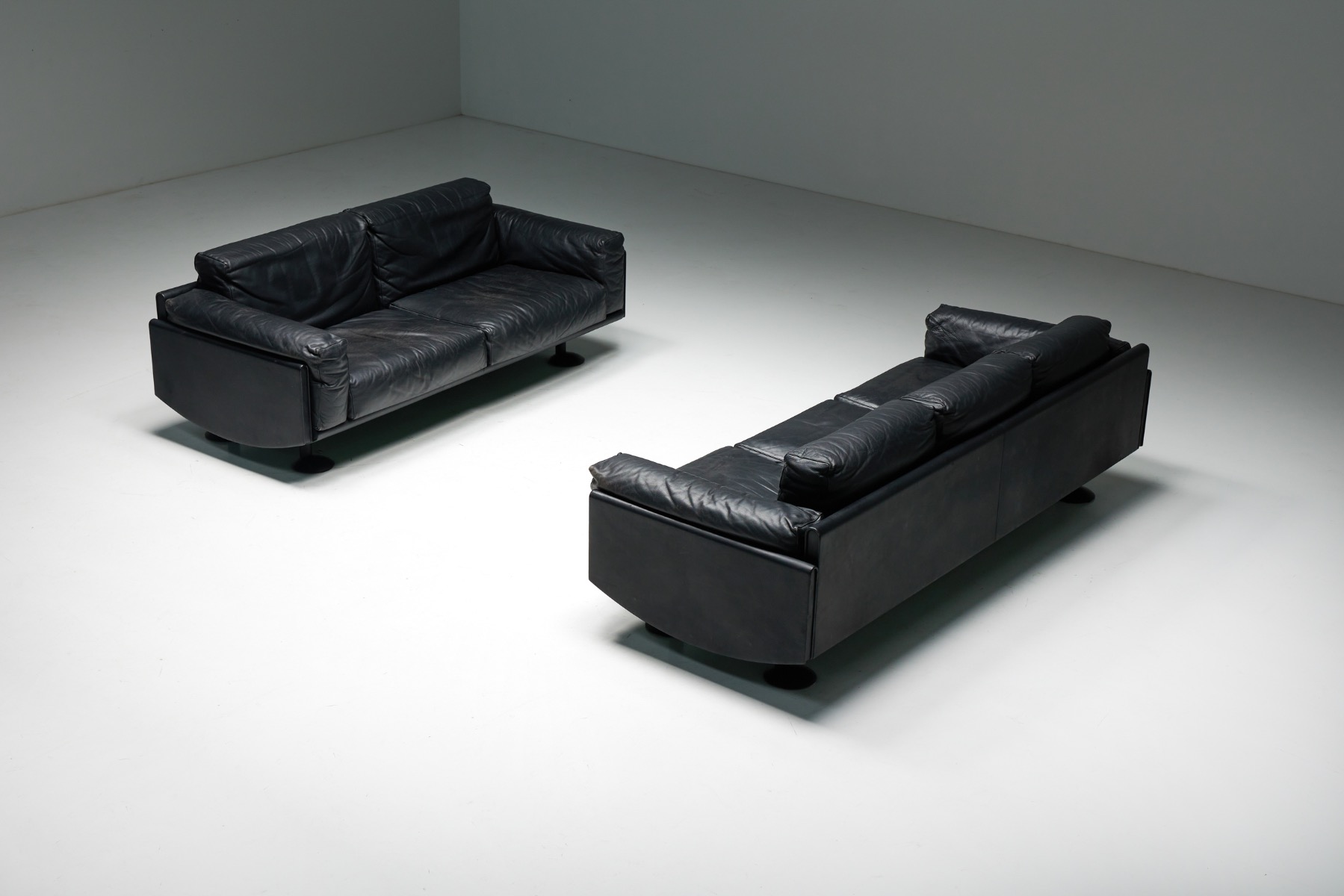 Giulio 2-Seat Sofa by Afra and Tobia Scarpa for Meritalia - 1980s