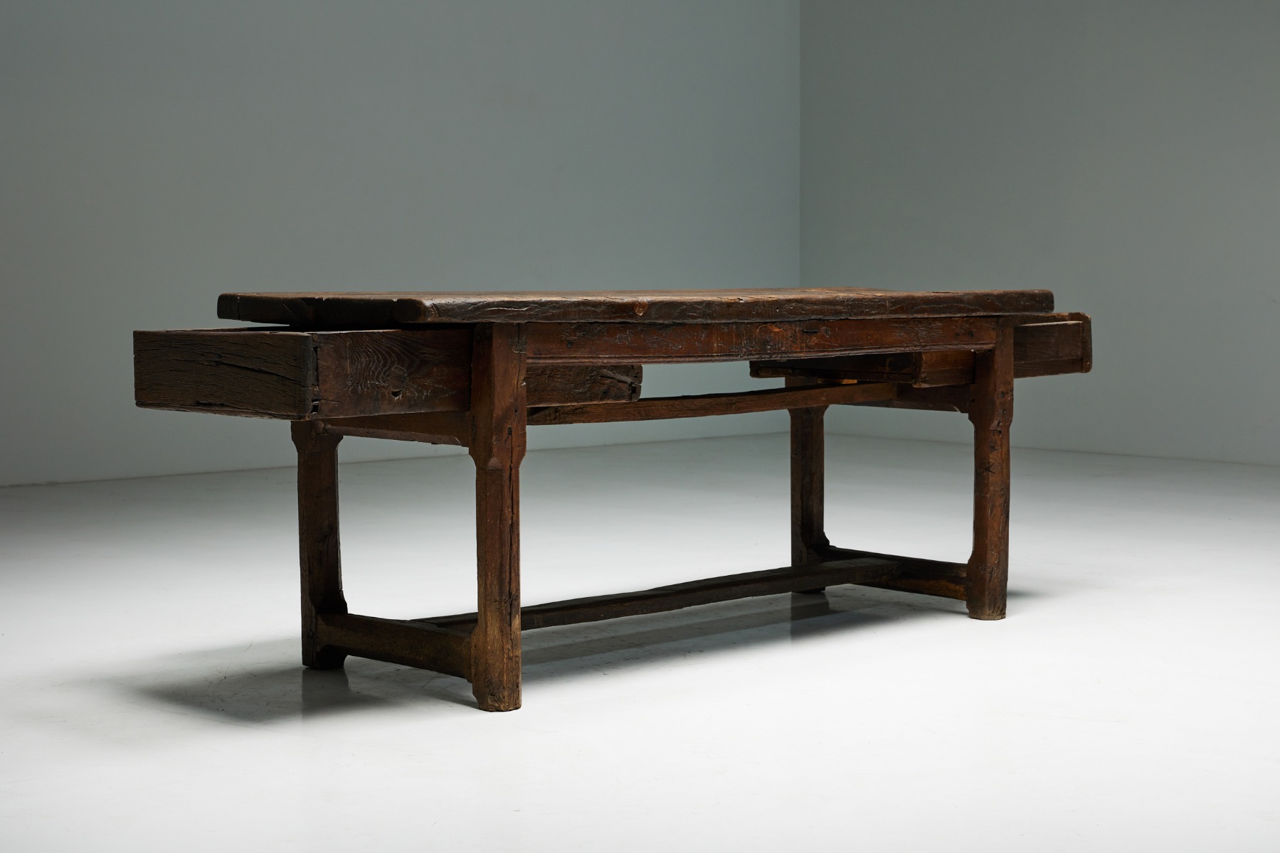 Rustic Wabi Sabi Desk - 19th Century