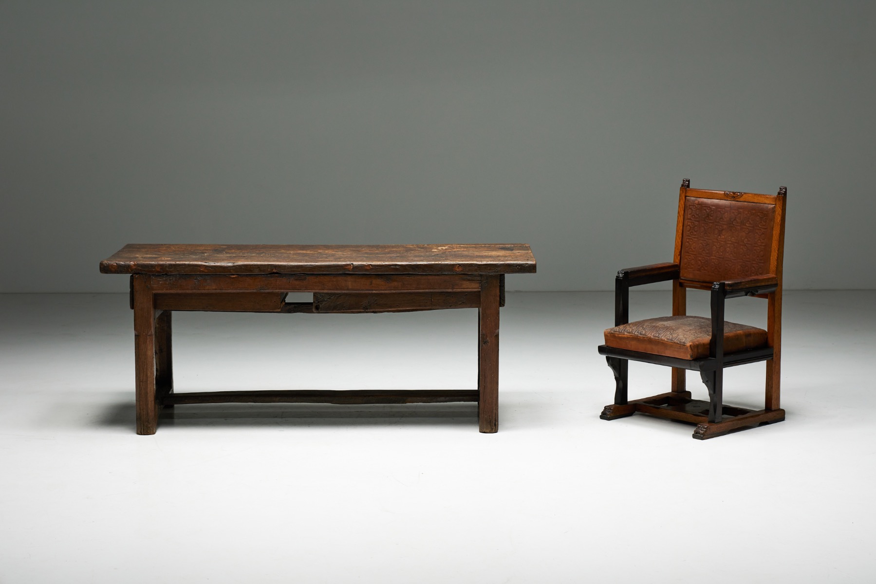 Rustic Wabi Sabi Desk - 19th Century