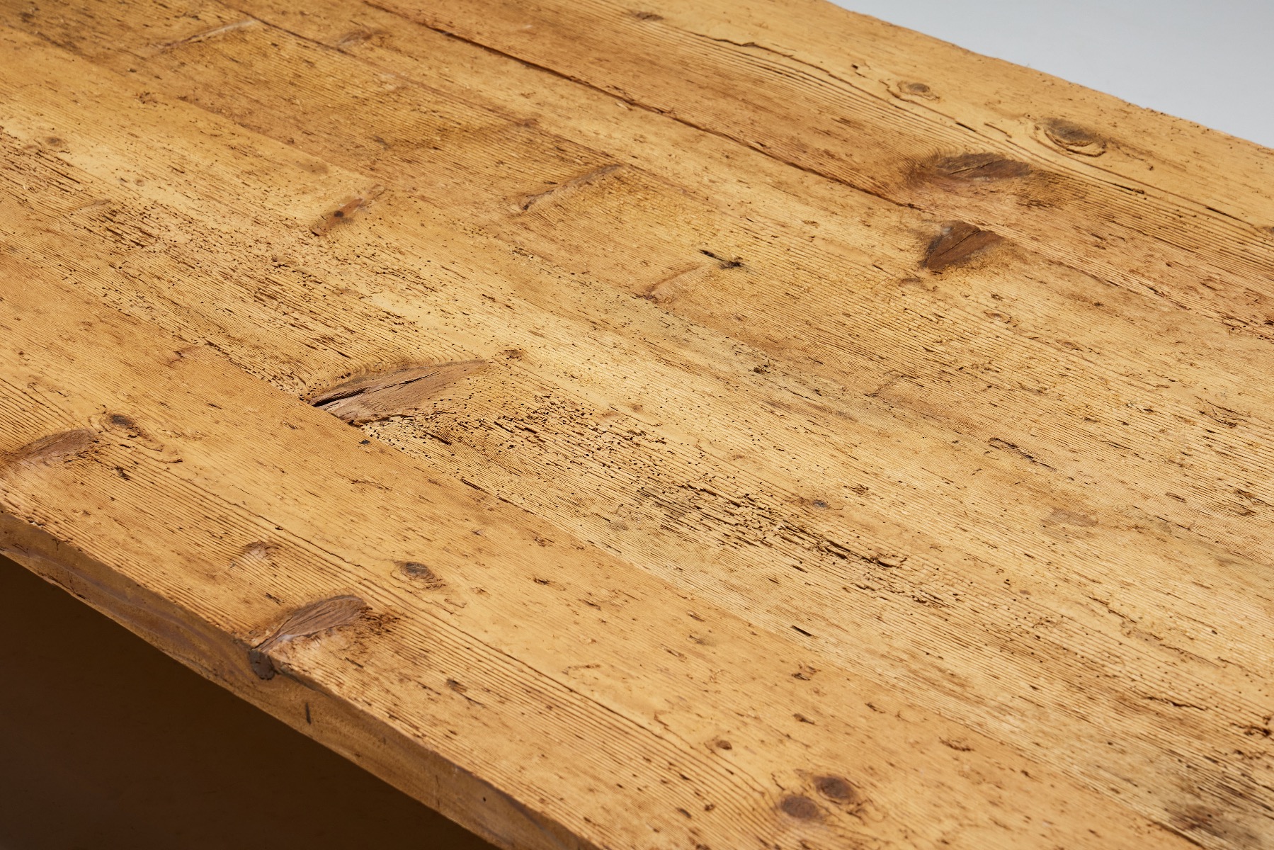 Brutalist Rectangular Coffee Table - 19th Century