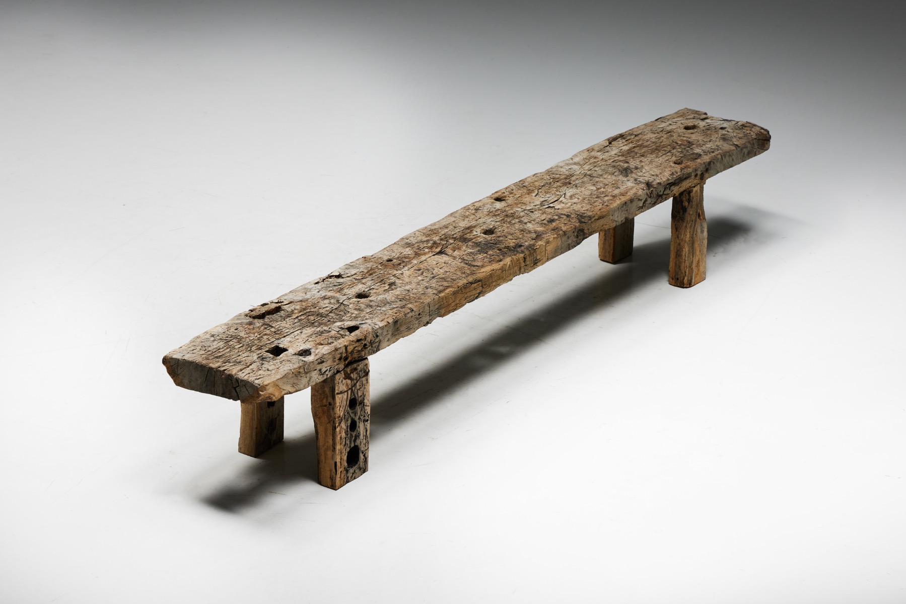 Rustic Wabi Sabi Bench - Early 20th Century