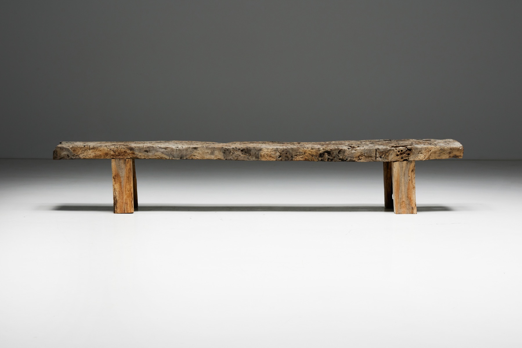 Rustic Wabi Sabi Bench - Early 20th Century
