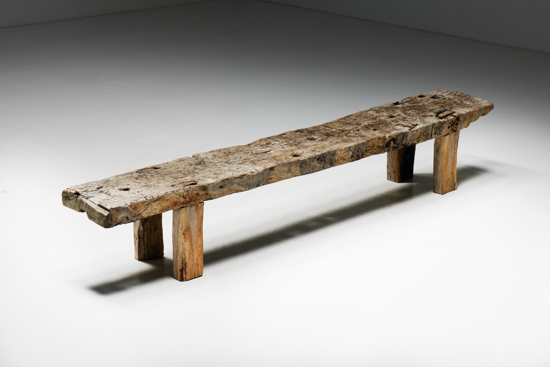 Rustic Wabi Sabi Bench - Early 20th Century