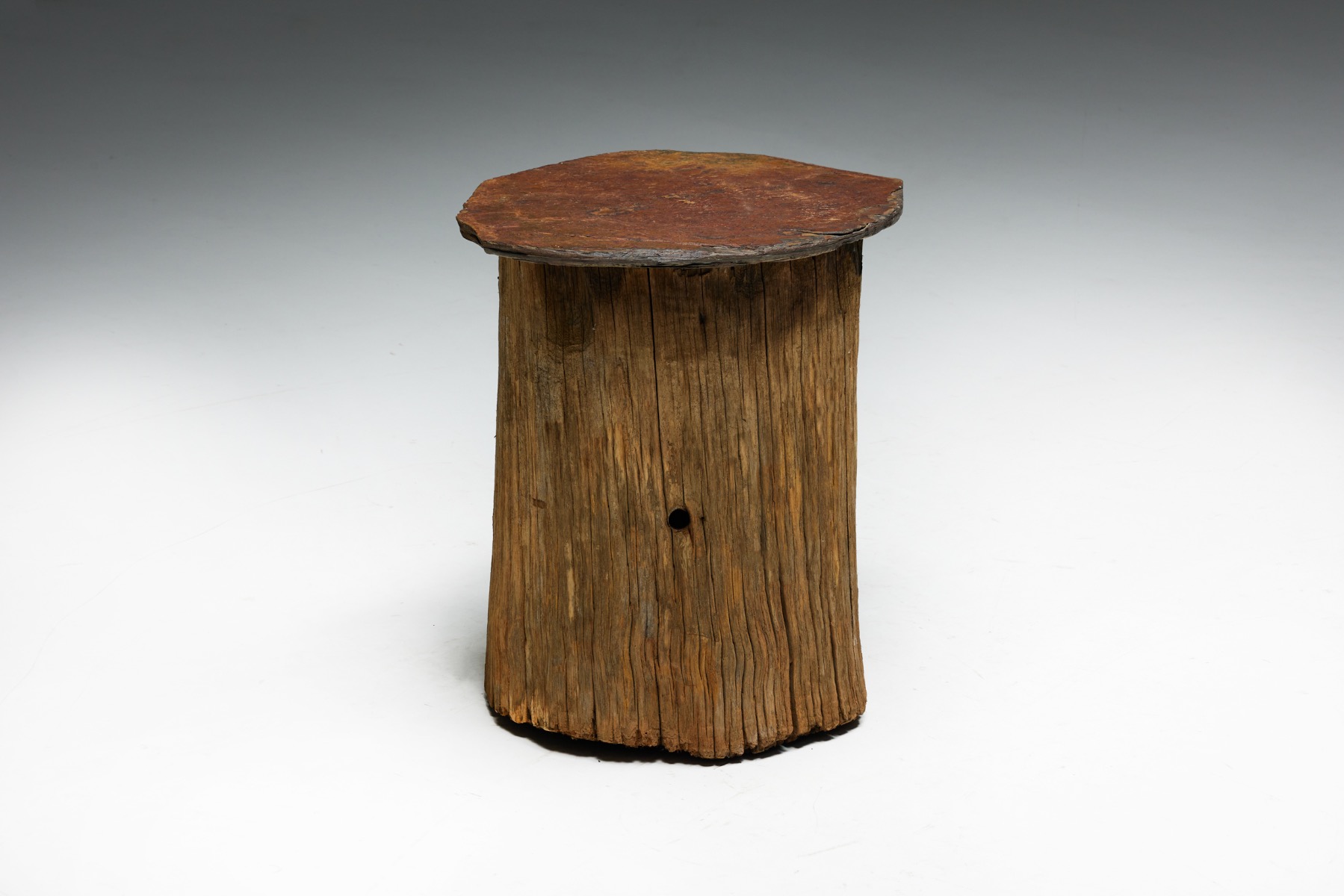 Brutalist Travail Populaire Side Table - Early 20th Century