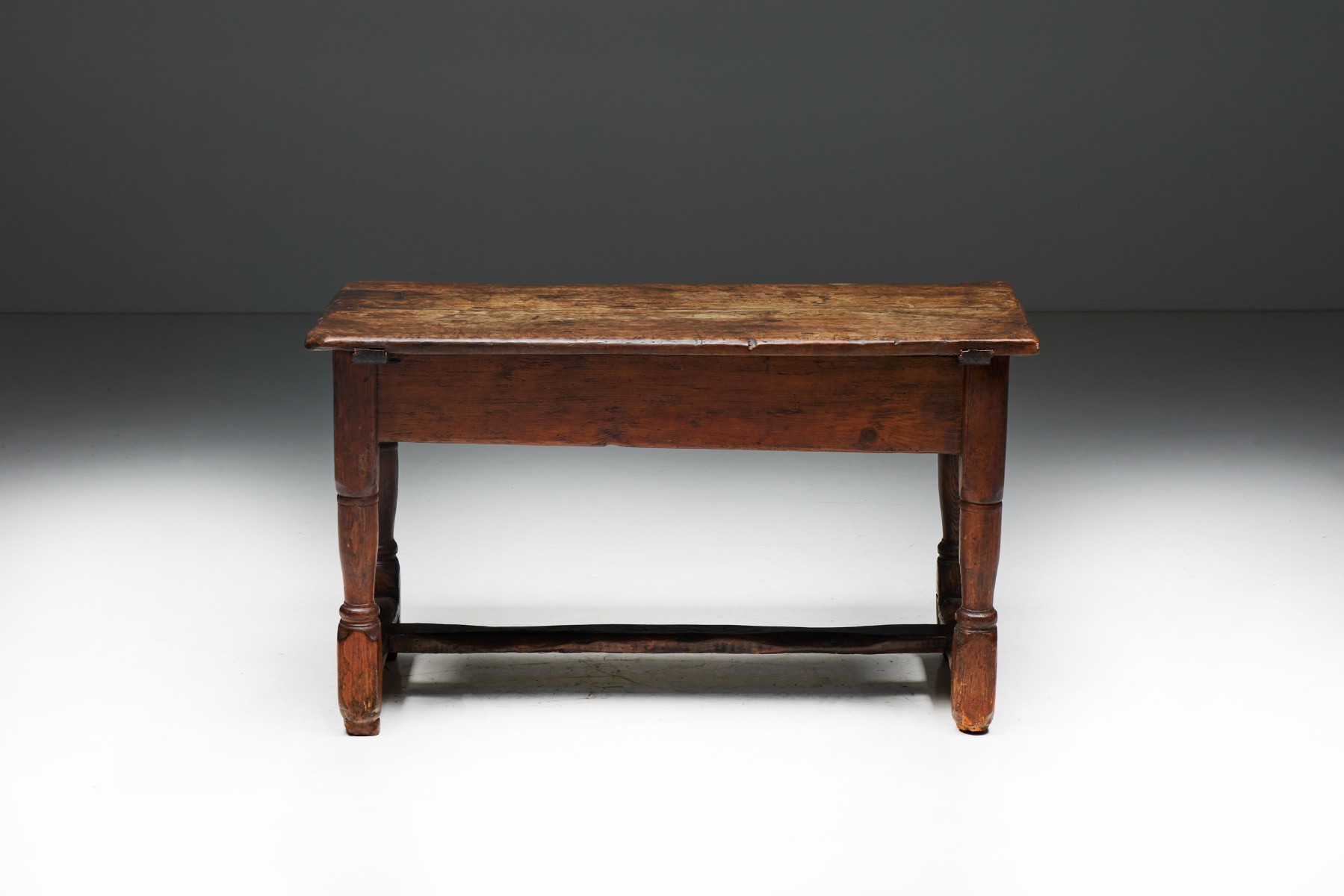Rustic Art Populaire Writing Table - Early 20th Century