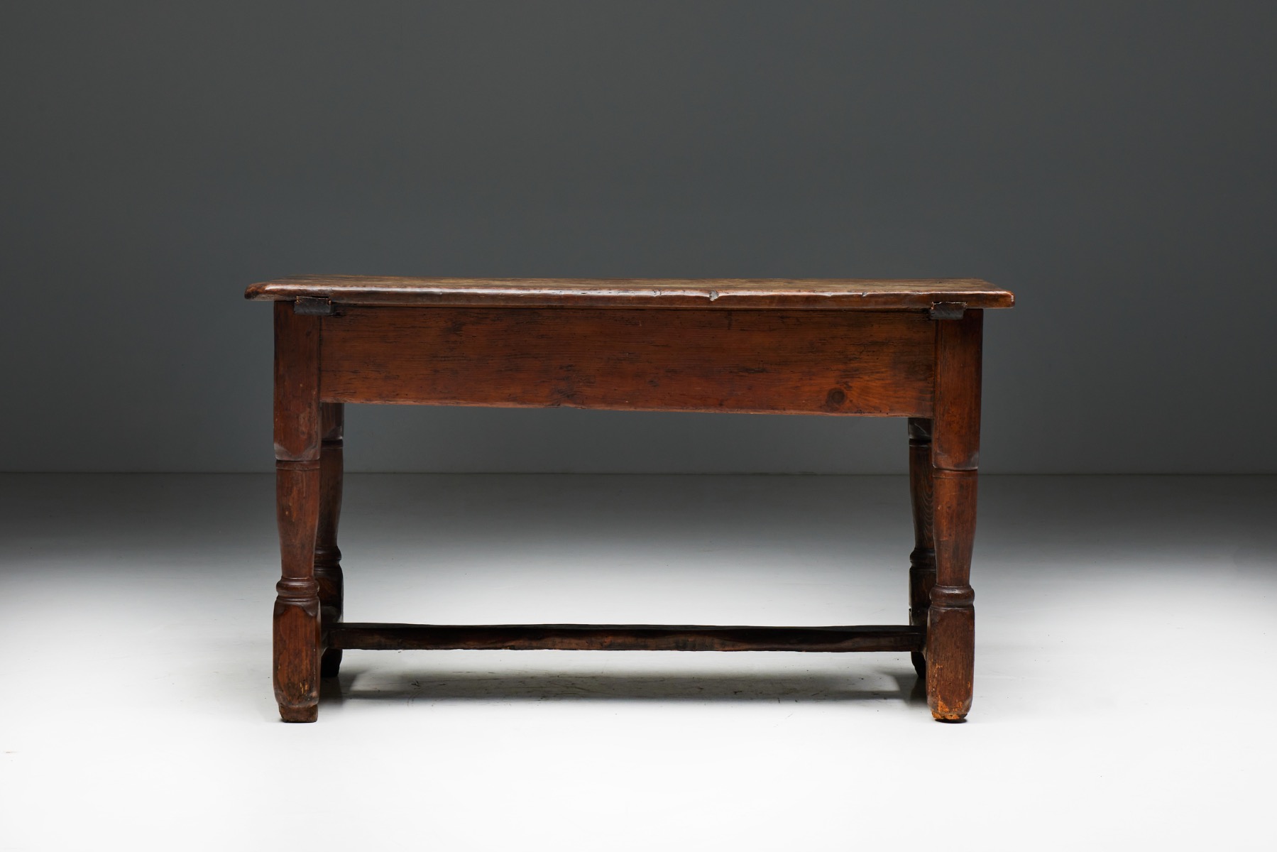 Rustic Art Populaire Writing Table - Early 20th Century