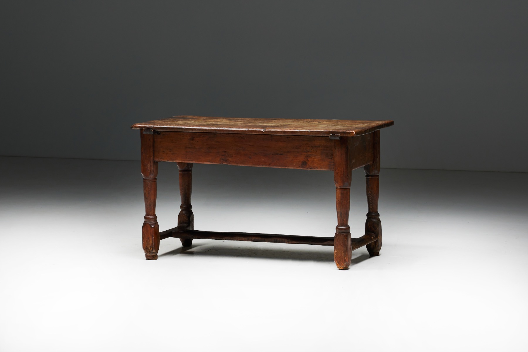 Rustic Art Populaire Writing Table - Early 20th Century