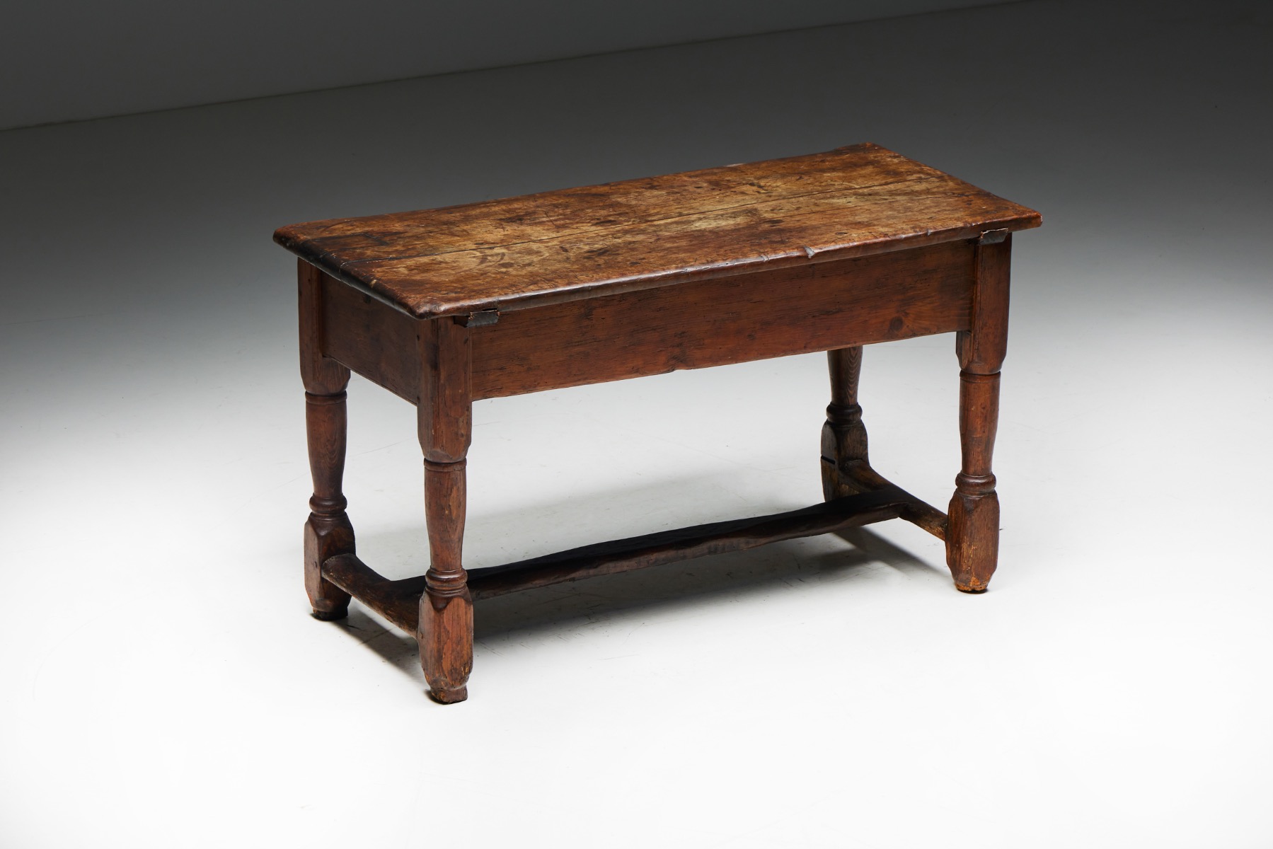 Rustic Art Populaire Writing Table - Early 20th Century