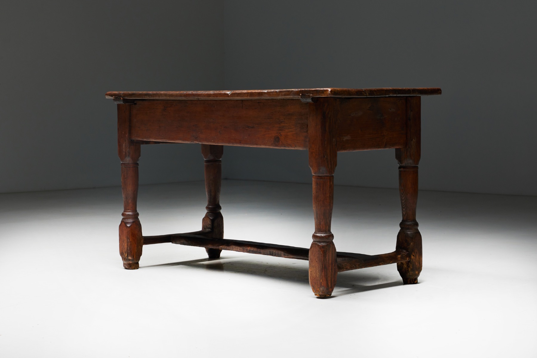 Rustic Art Populaire Writing Table - Early 20th Century