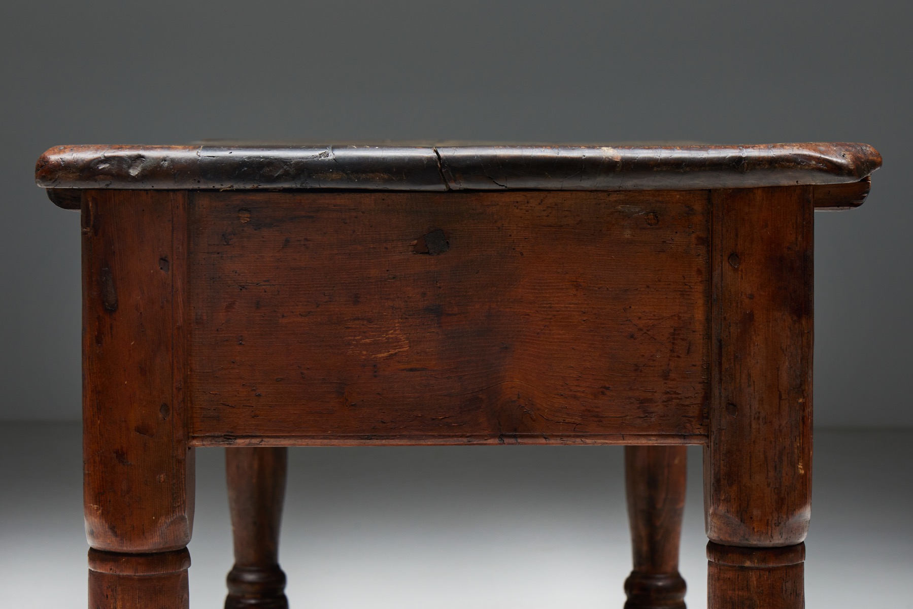 Rustic Art Populaire Writing Table - Early 20th Century