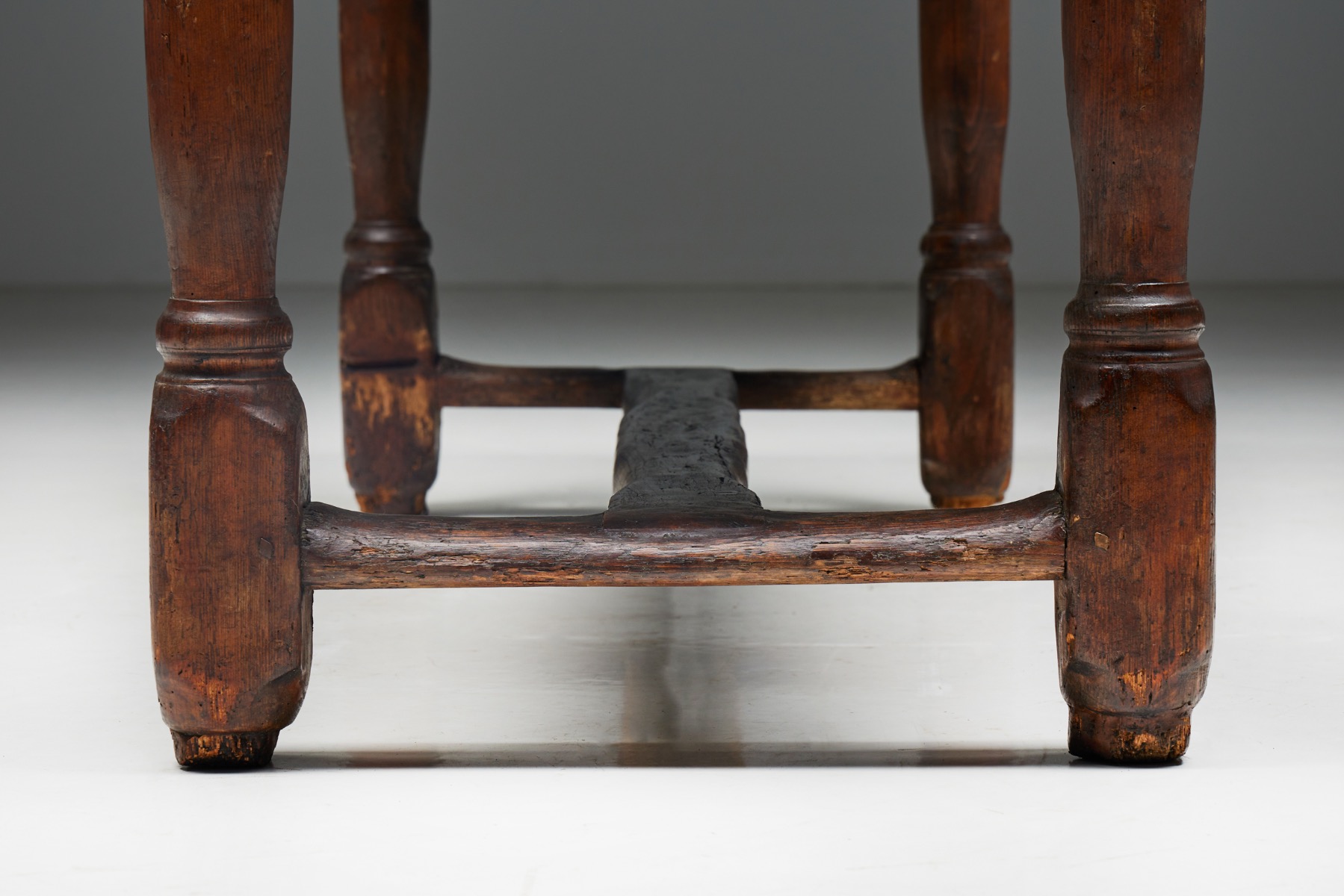 Rustic Art Populaire Writing Table - Early 20th Century