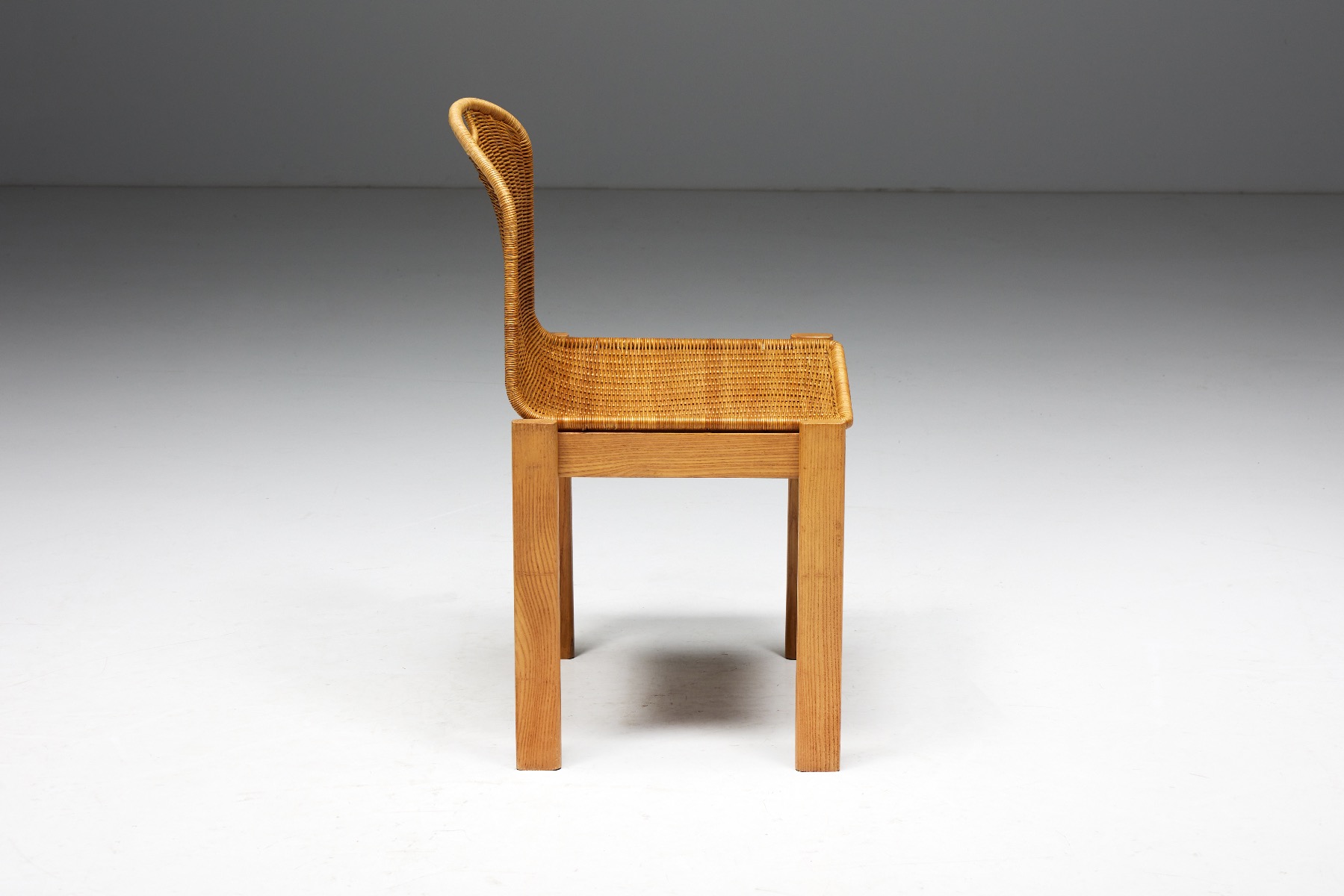 Dining Chairs in the Style of Afra & Tobia Scarpa - 1980s