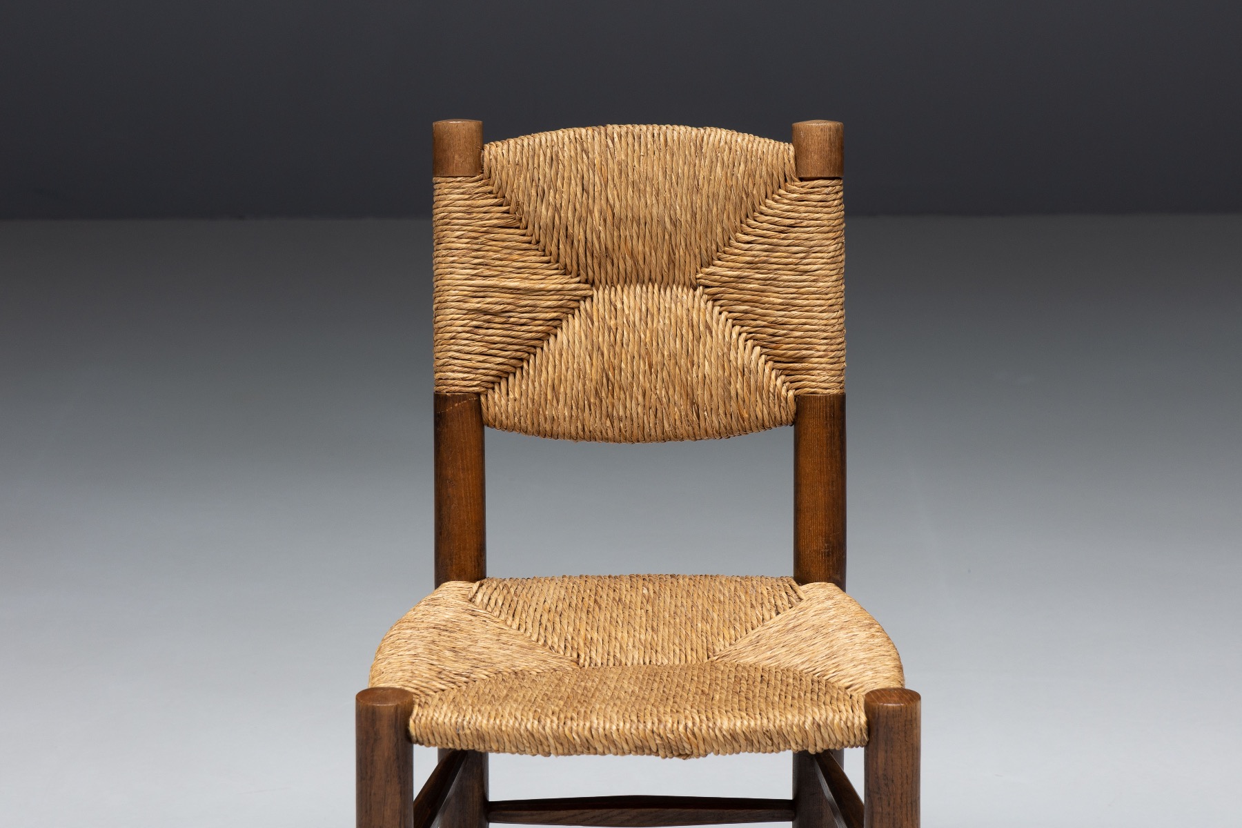 "Bauche" Dining Chairs by Charlotte Perriand for Steph Simon - 1950s