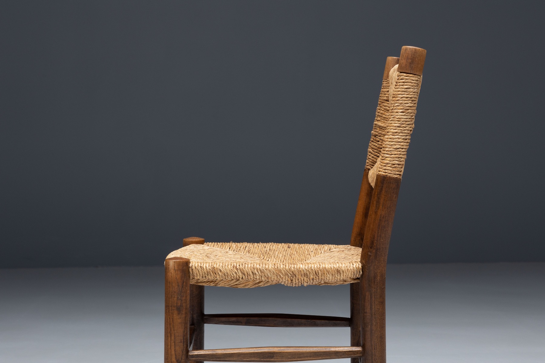"Bauche" Dining Chairs by Charlotte Perriand for Steph Simon - 1950s