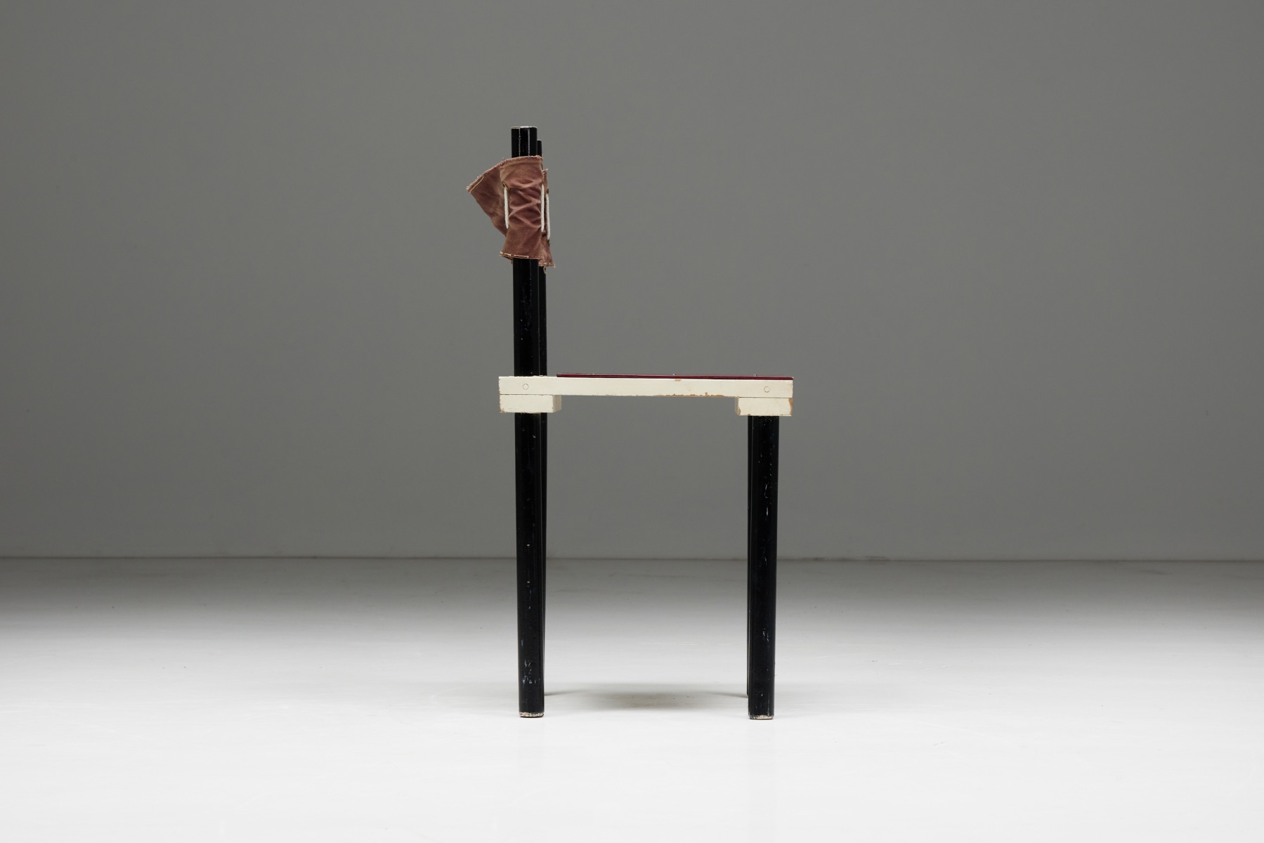Vintage Dutch Prototype Chair in the Style of Rietveld's Military Chair - 1970s
