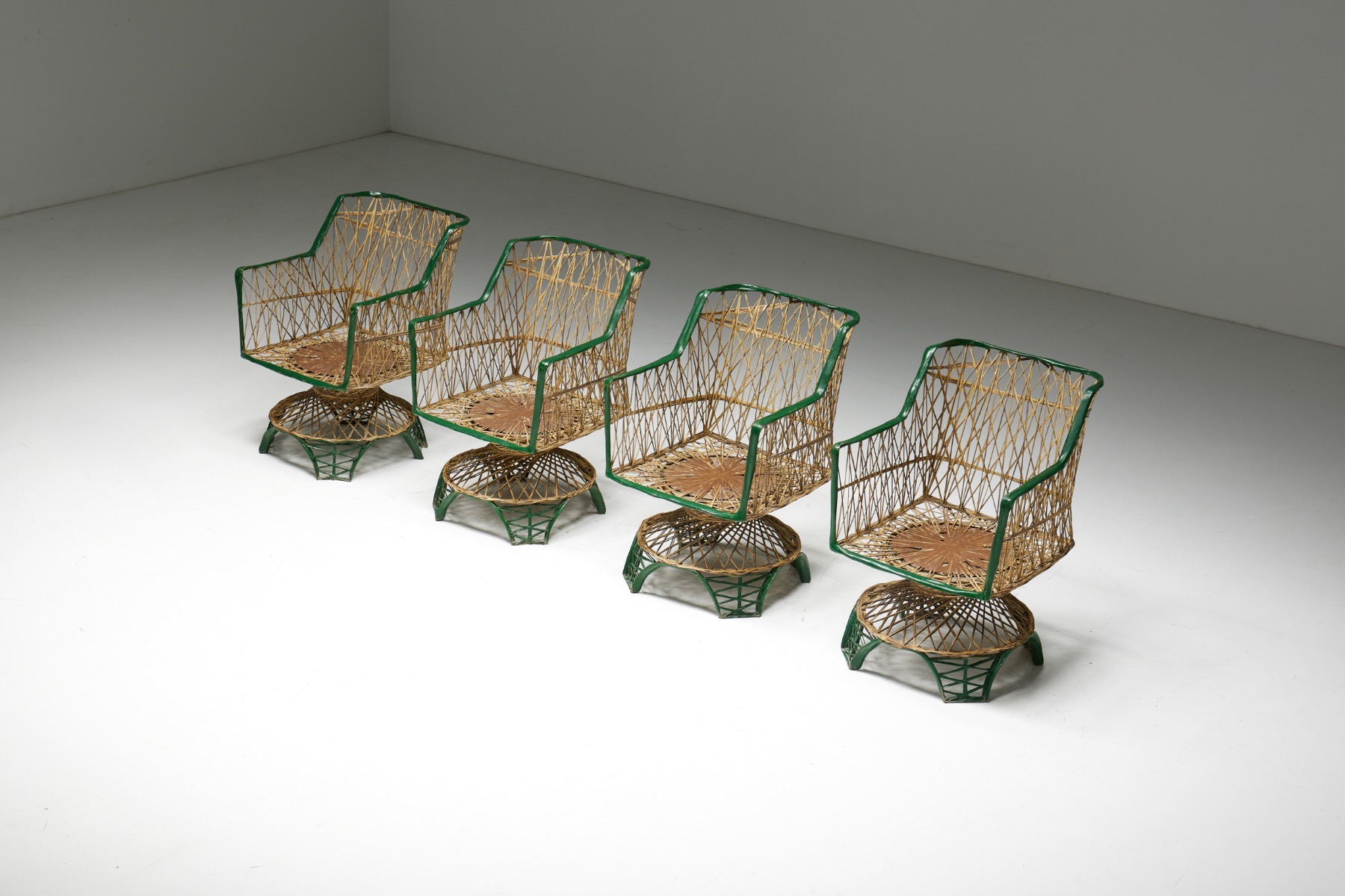 Rare Italian Patio Dining Set for Bonacina - 1970s