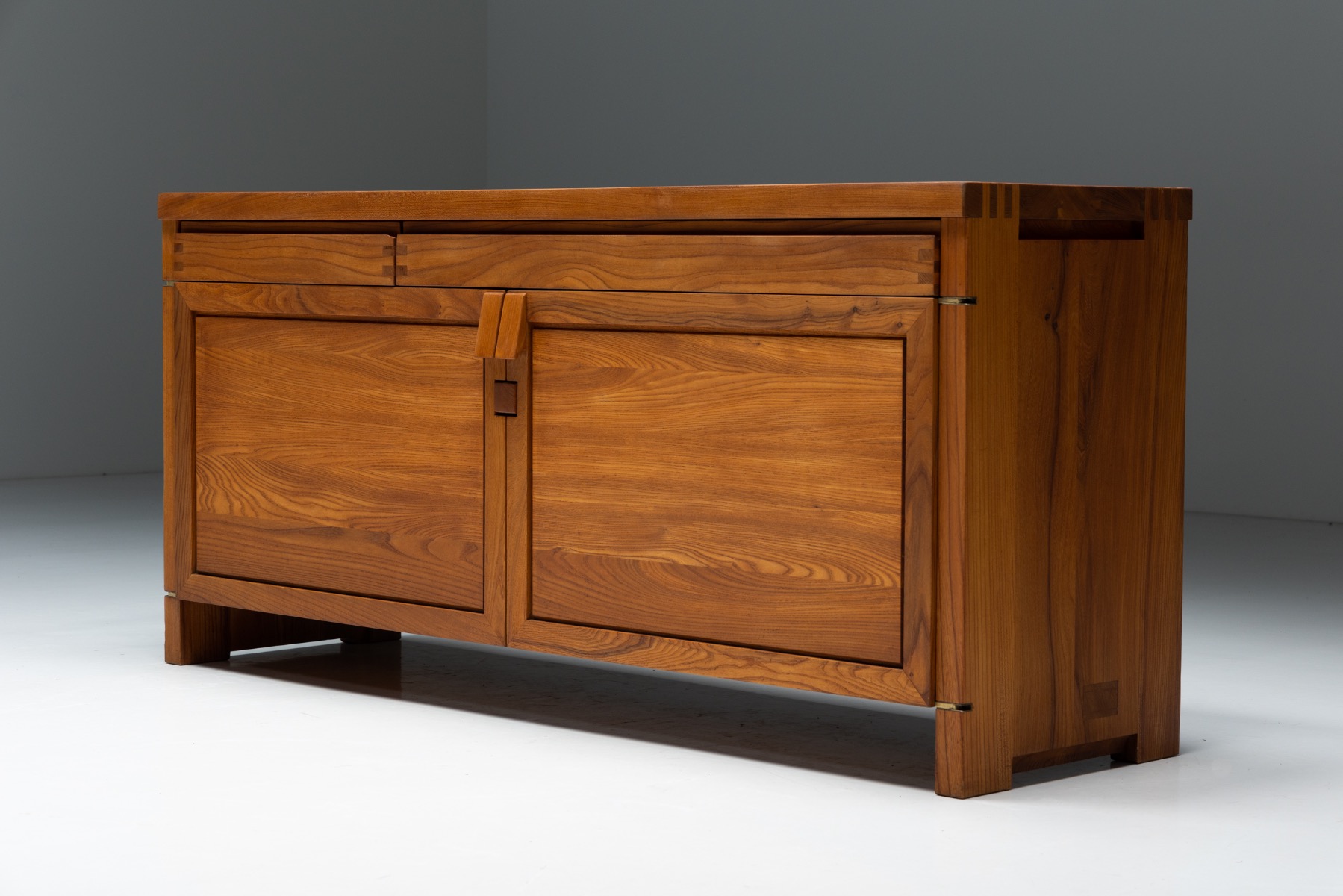 Crafted Cabinet by Pierre Chapo - 1960s
