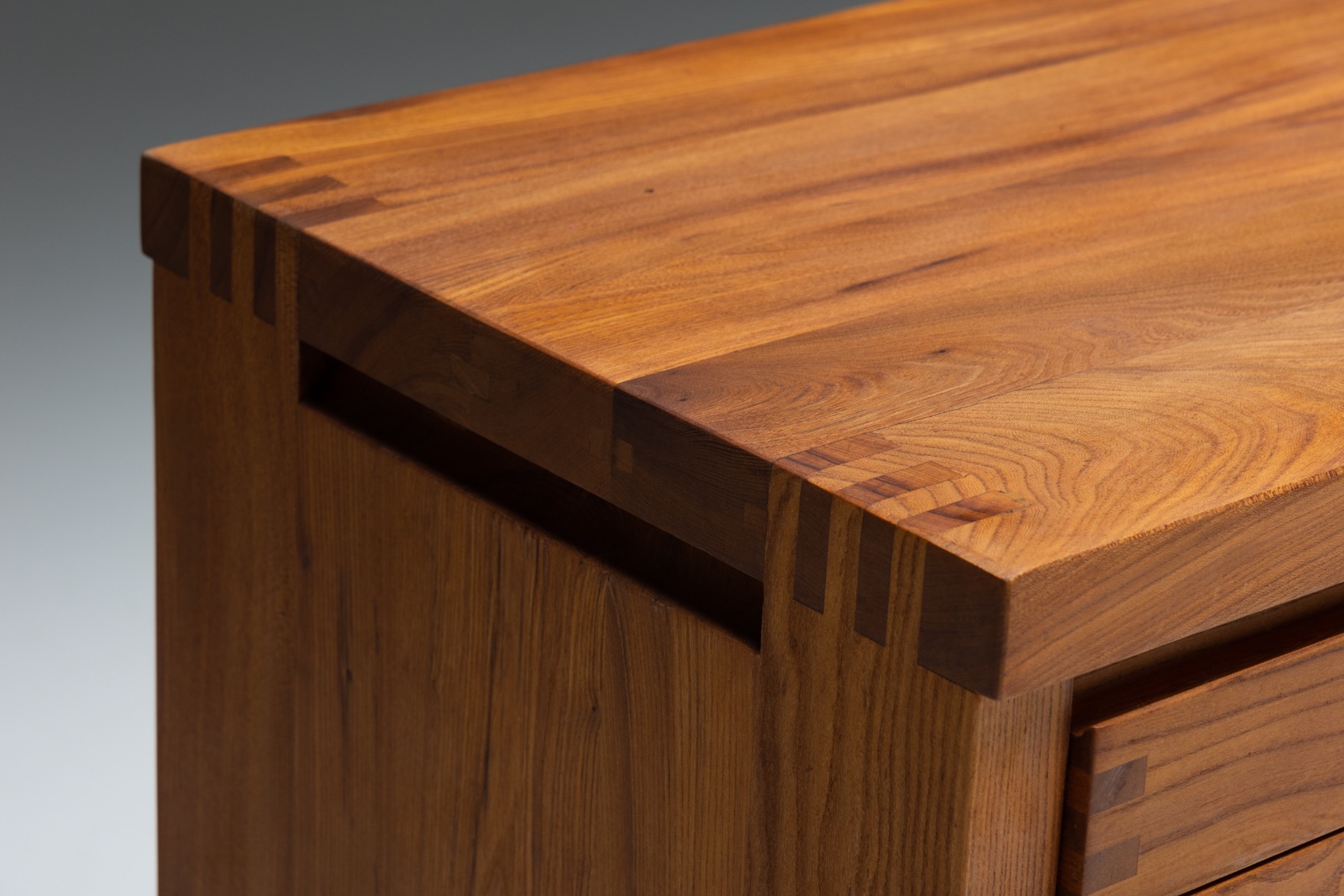 Crafted Cabinet by Pierre Chapo - 1960s
