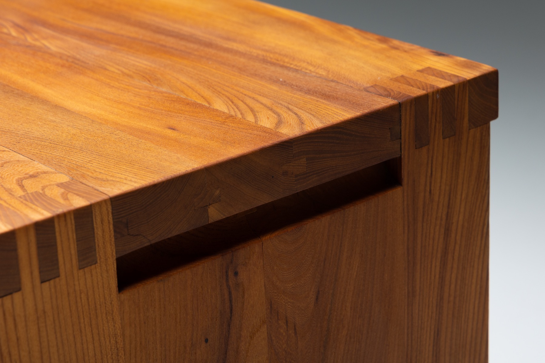 Crafted Cabinet by Pierre Chapo - 1960s