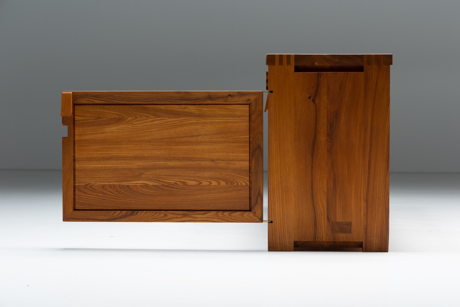 Crafted Cabinet by Pierre Chapo - 1960s