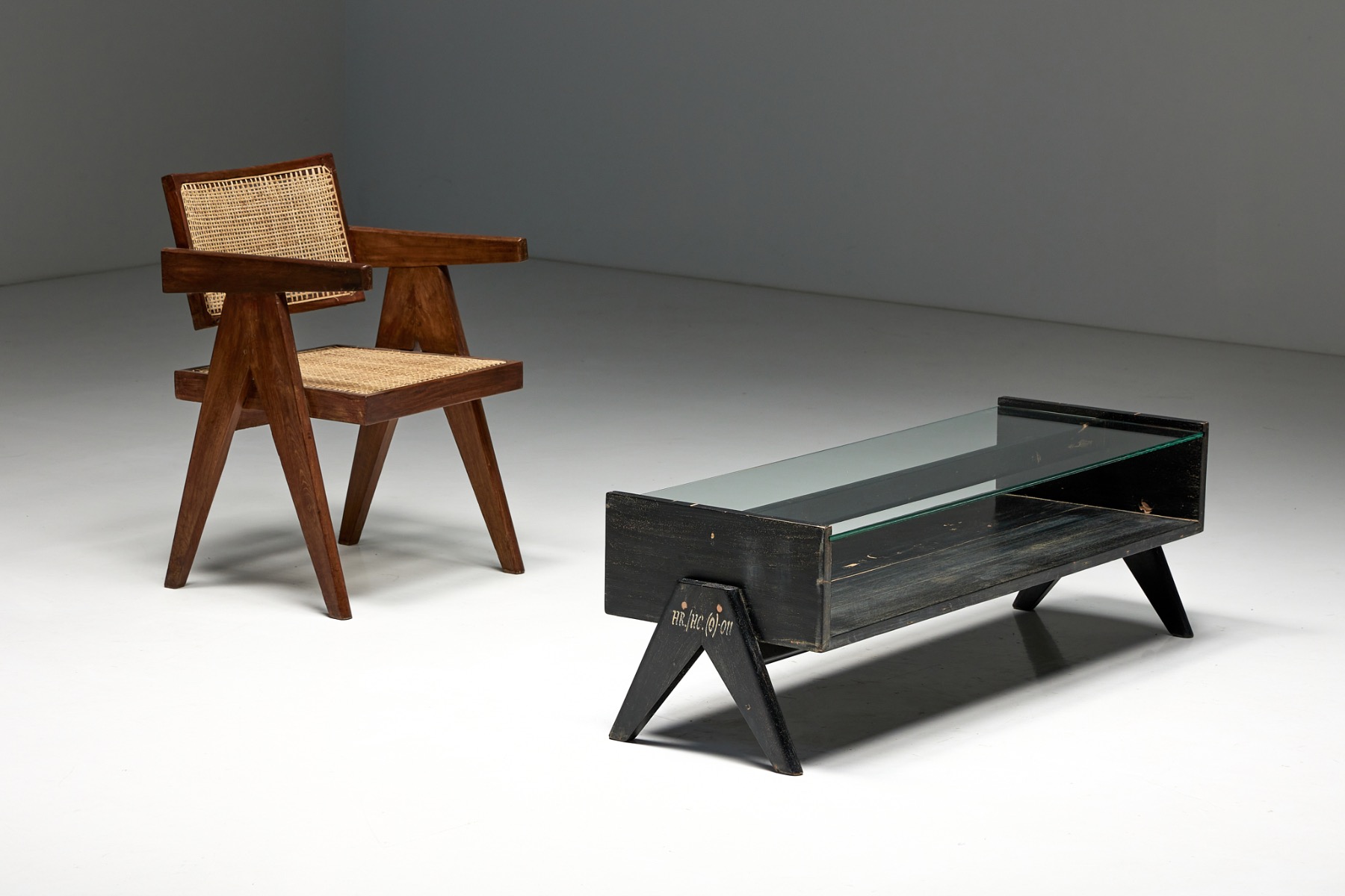 Teak Coffee Table PJ-TB-05-B by Pierre Jeanneret - 1960s 