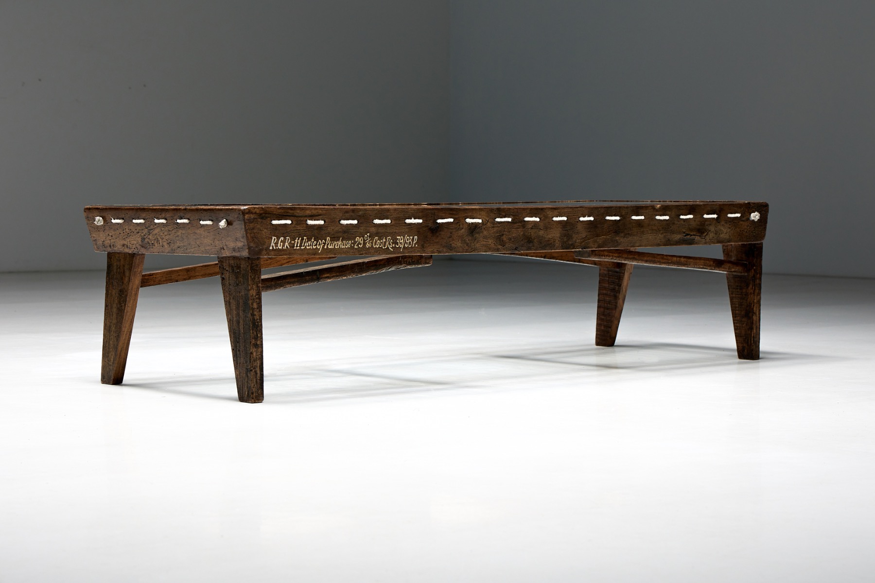 Rectangular Coffee Table PJ-TB-05-B by Pierre Jeanneret - 1960s