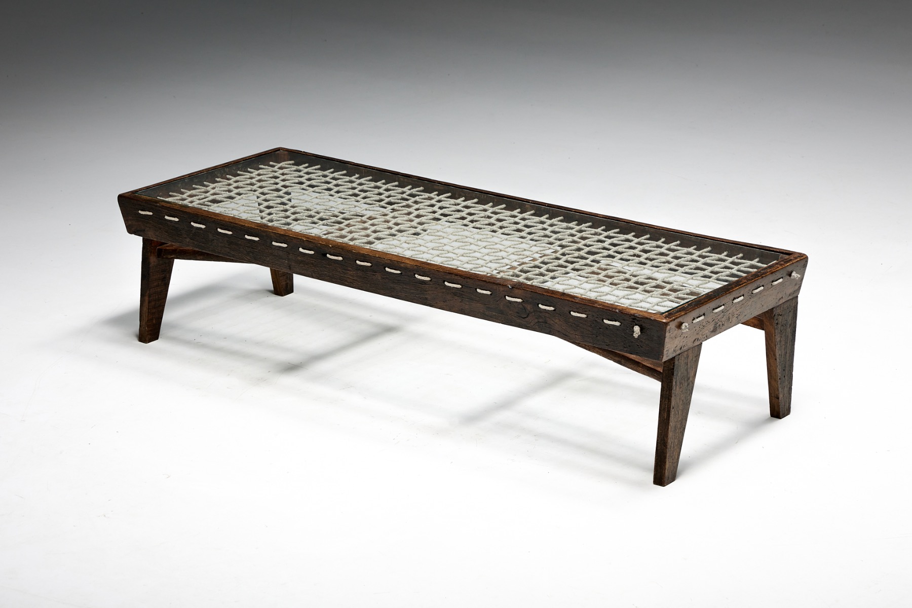 Rectangular Coffee Table PJ-TB-05-B by Pierre Jeanneret - 1960s