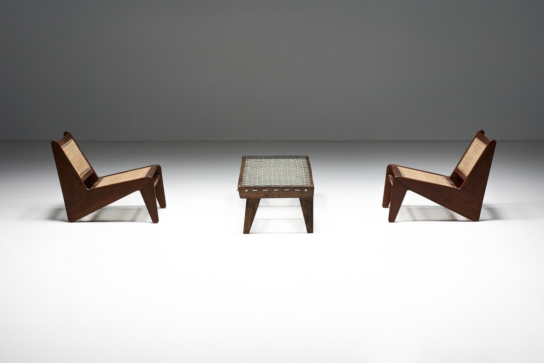 Rectangular Coffee Table PJ-TB-05-B by Pierre Jeanneret - 1960s