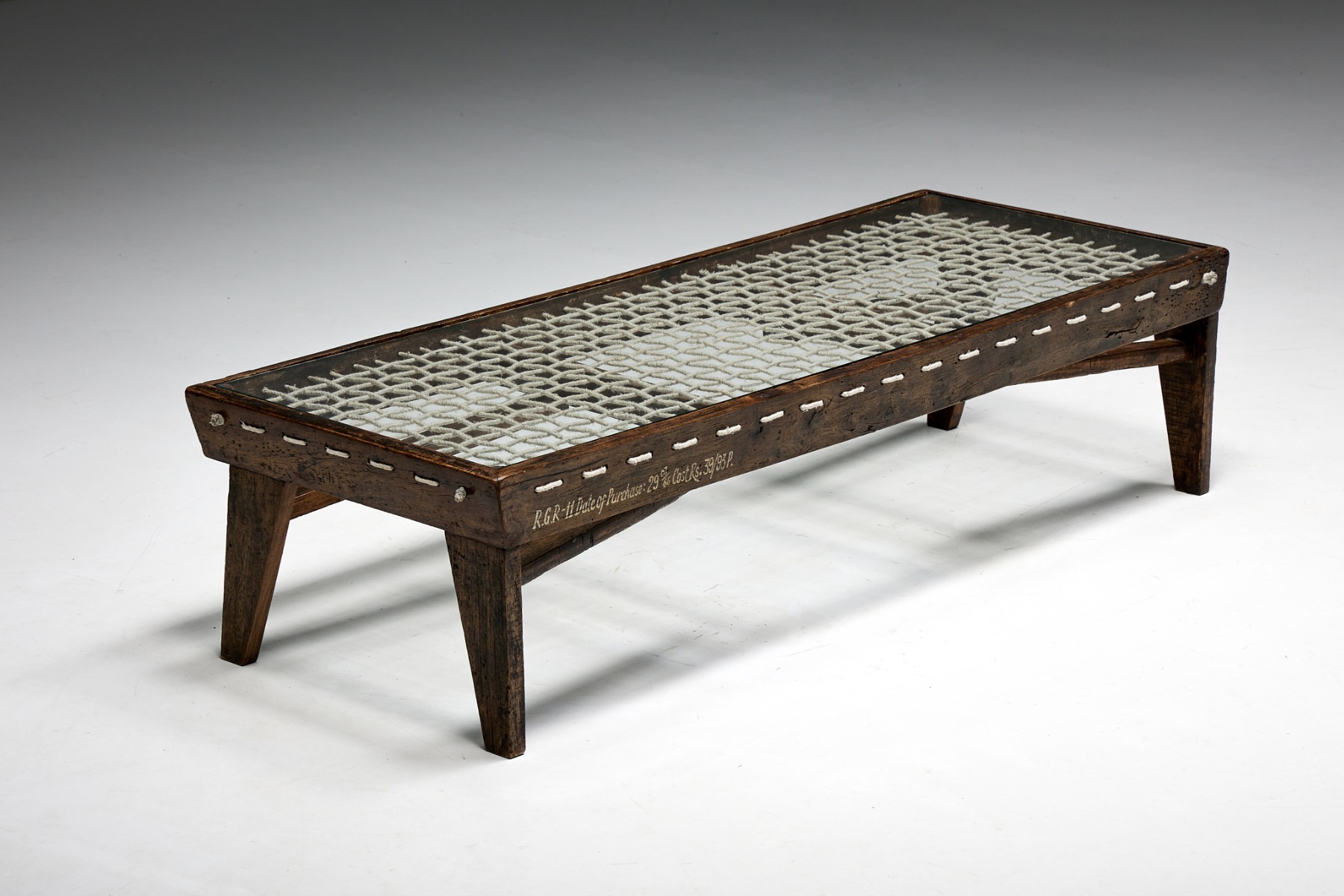 Rectangular Coffee Table PJ-TB-05-B by Pierre Jeanneret - 1960s