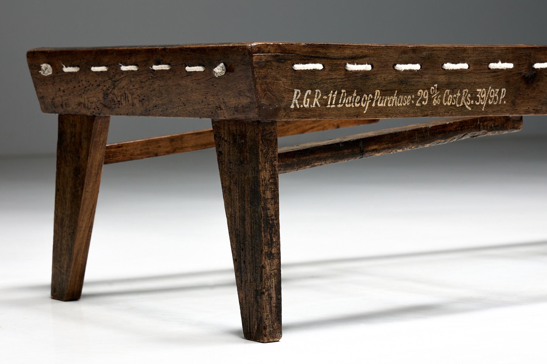 Rectangular Coffee Table PJ-TB-05-B by Pierre Jeanneret - 1960s