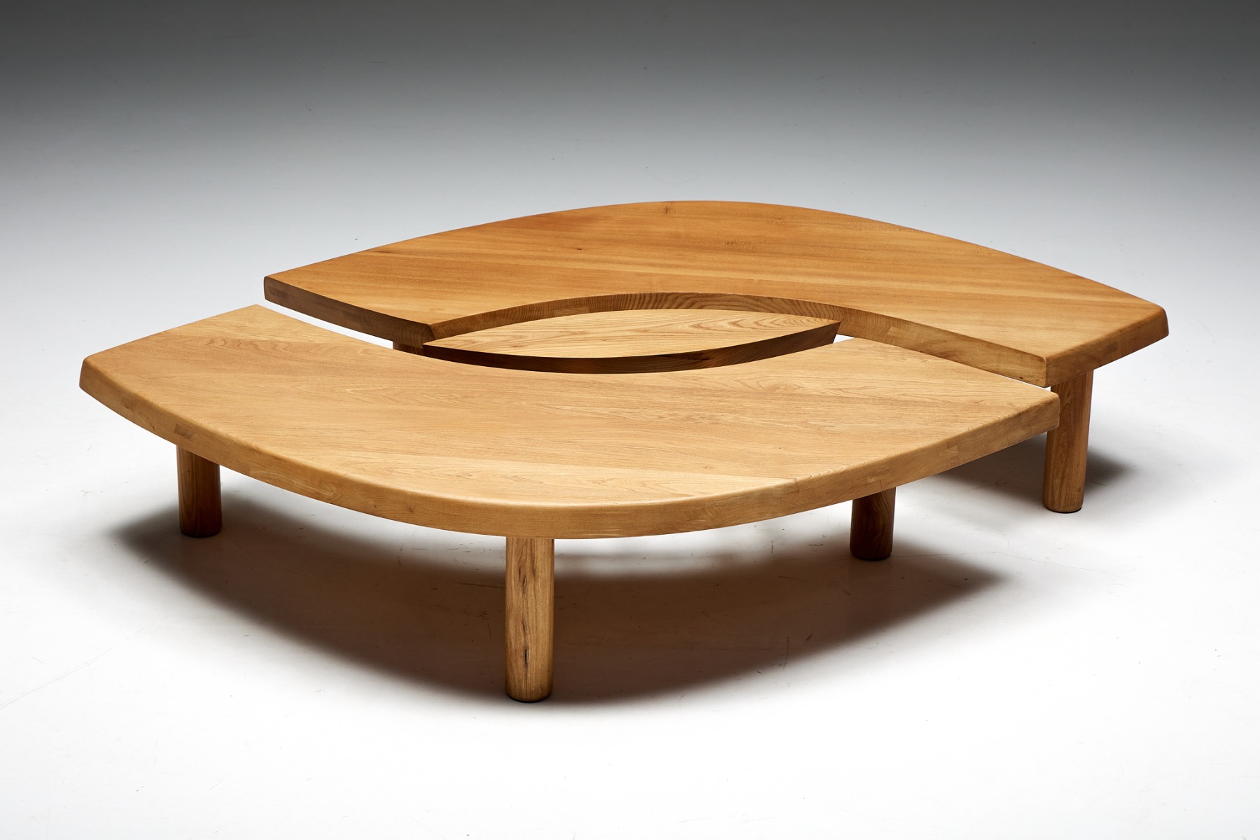 Pierre Chapo 'T22' L'oeil Coffee Table - 1970s