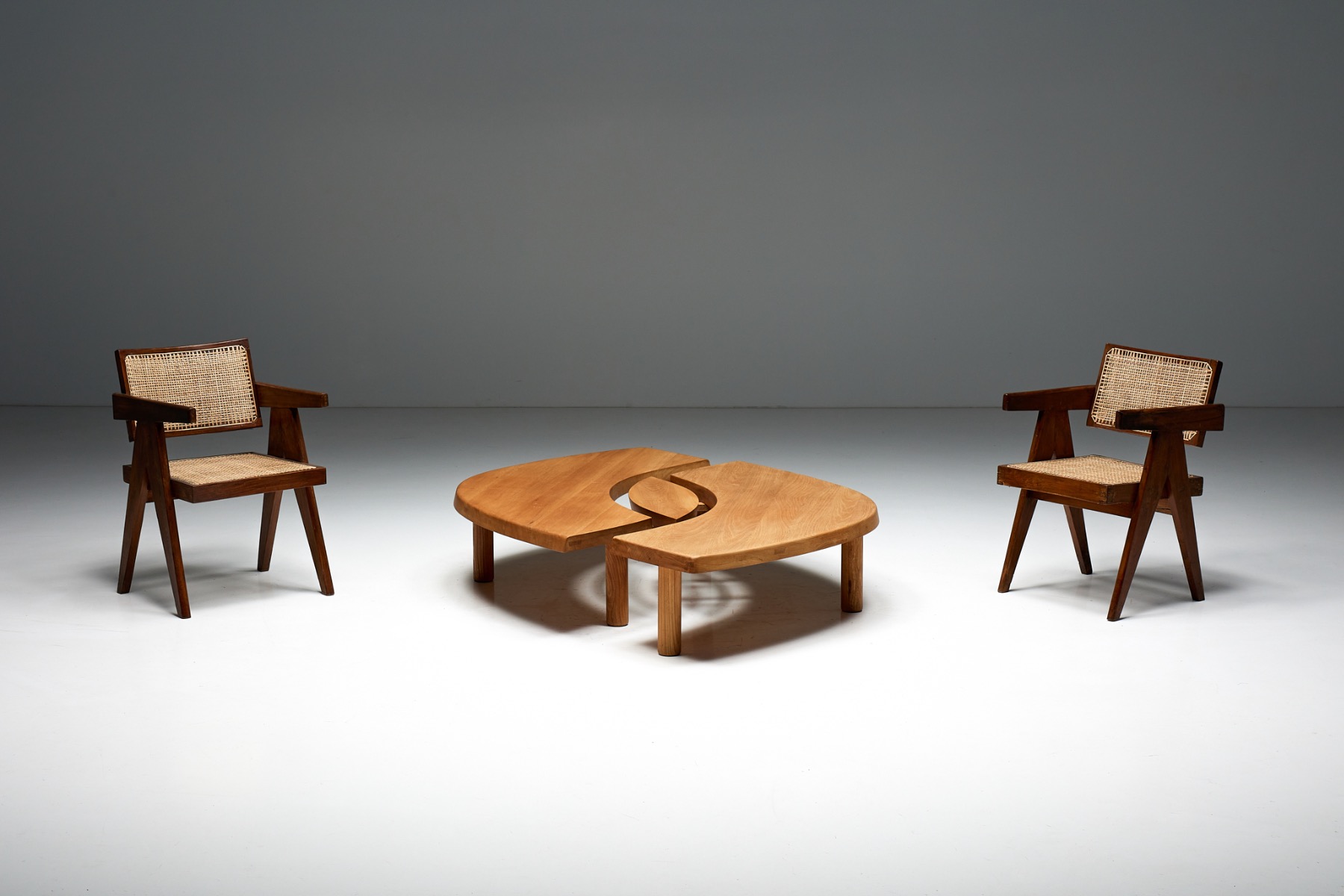 Pierre Chapo 'T22' L'oeil Coffee Table - 1970s