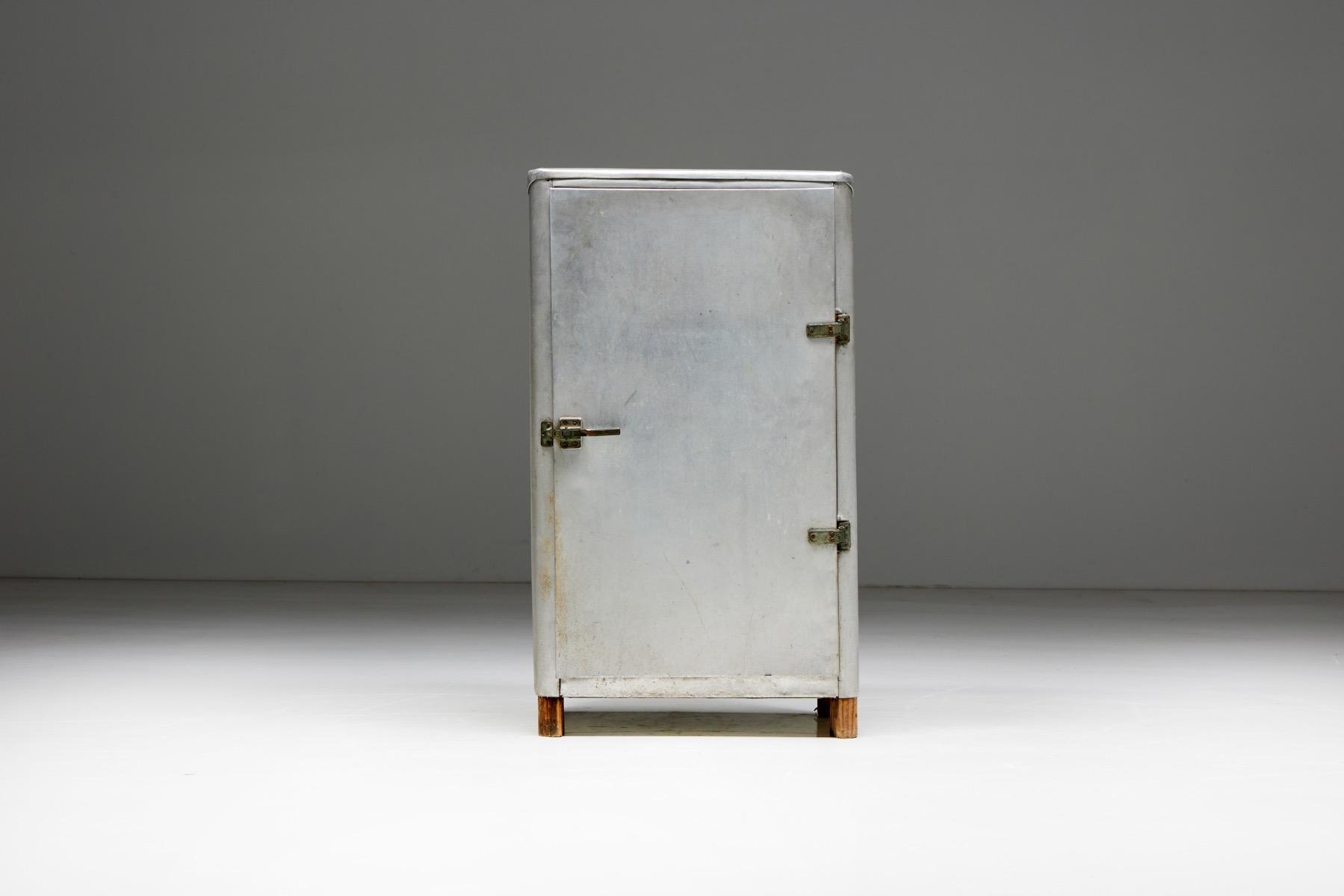 Industrial Aluminum Cabinet - 1950s