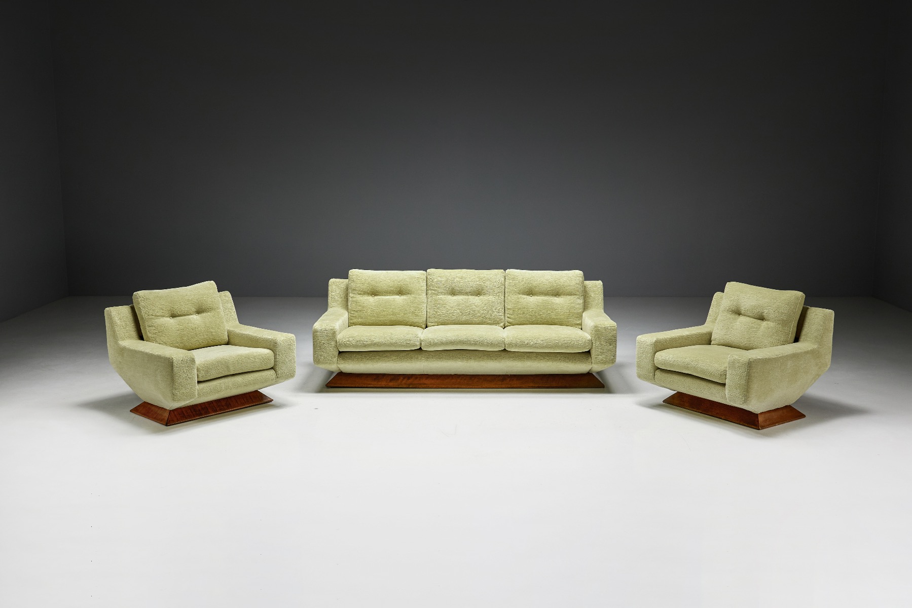 Mid-Century Sofa in Pierre Frey Chenille - 1960s
